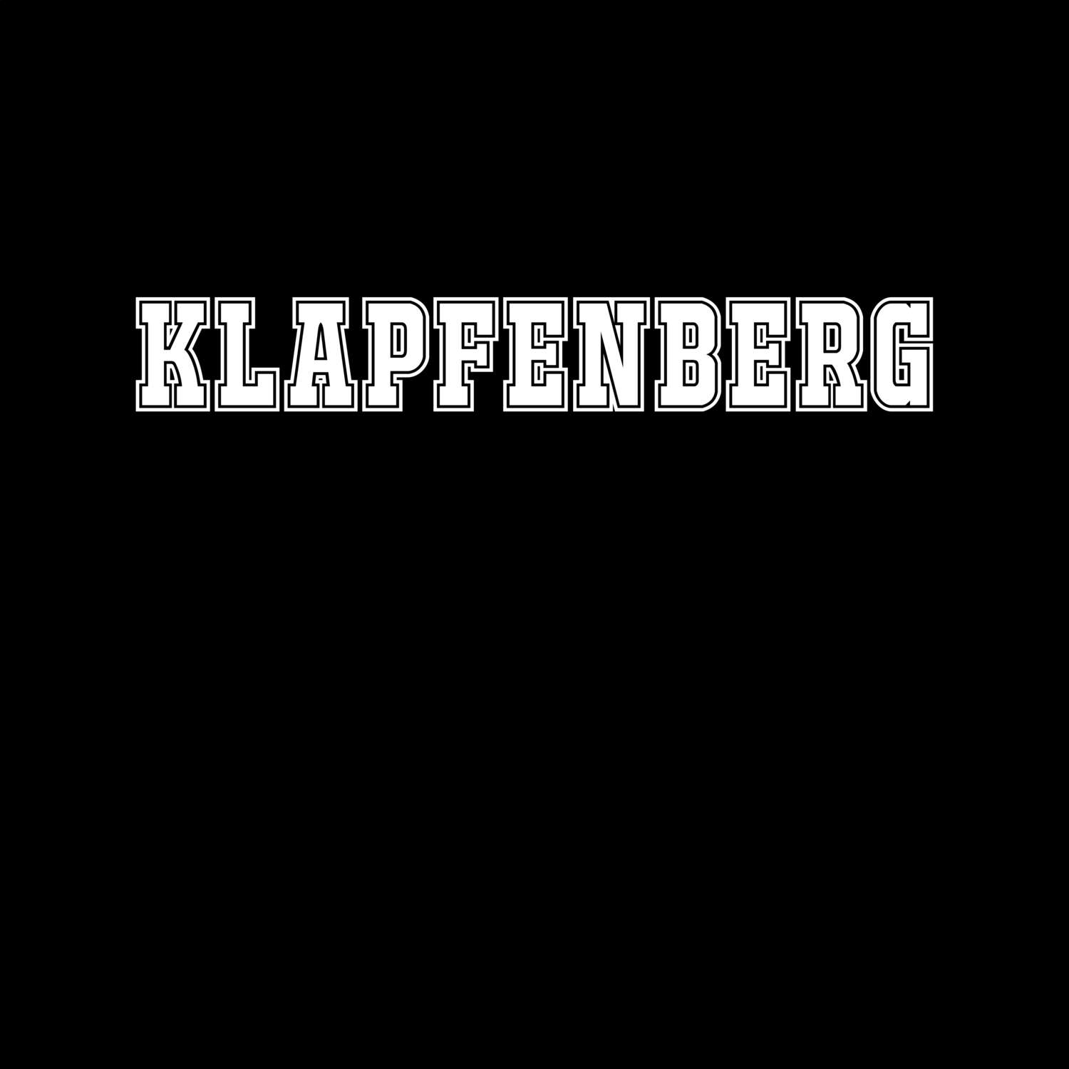 Klapfenberg T-Shirt »Classic«