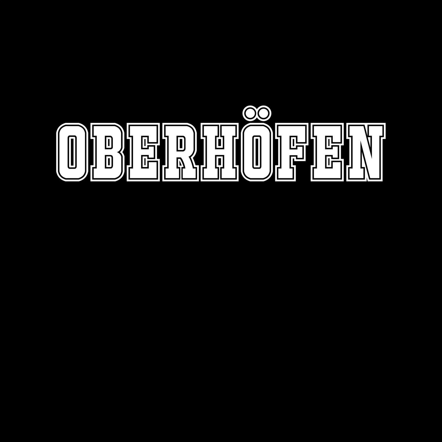 T-Shirt »Classic« für den Ort »Oberhöfen«