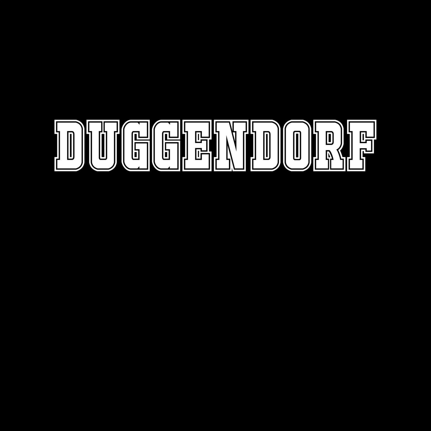 T-Shirt »Classic« für den Ort »Duggendorf«