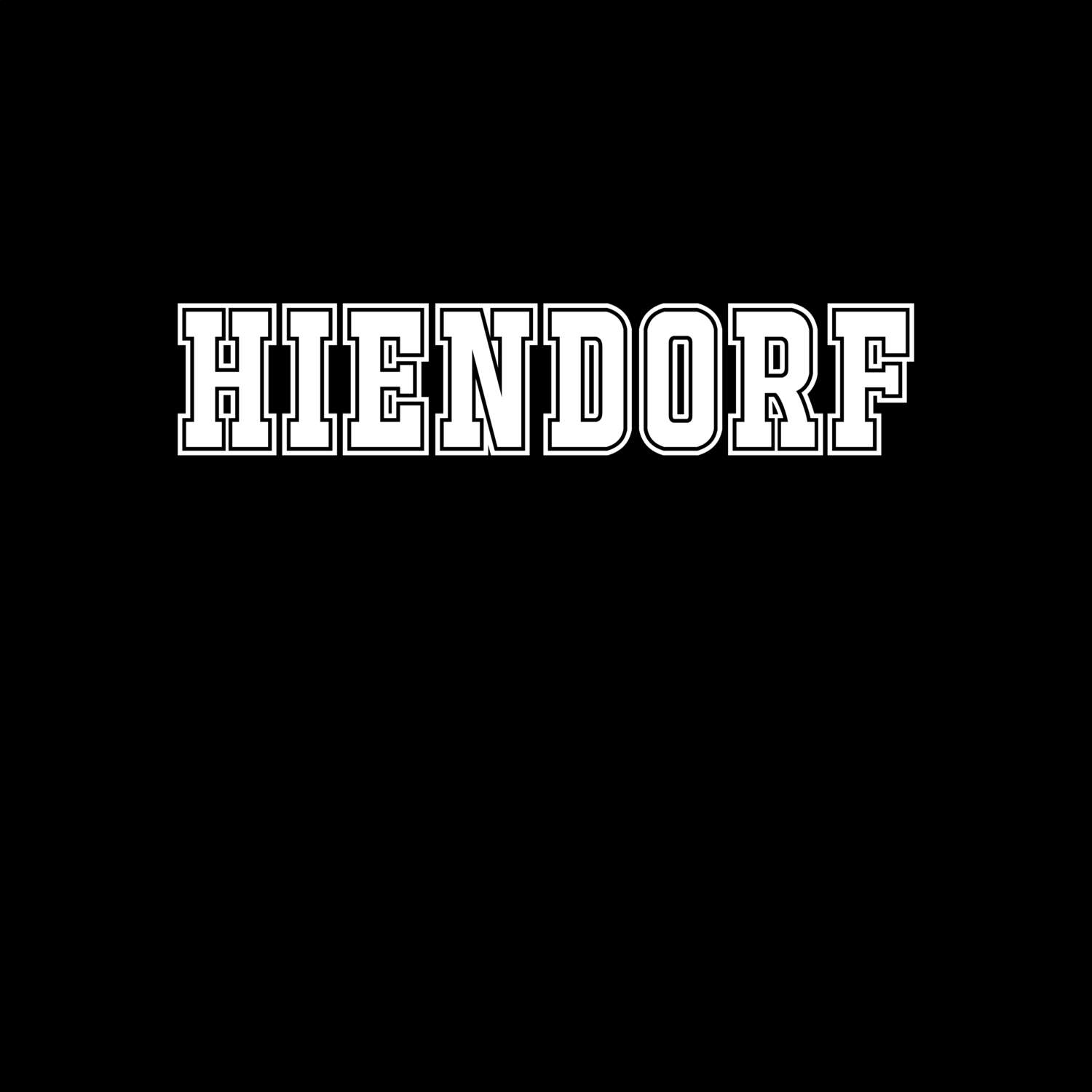 T-Shirt »Classic« für den Ort »Hiendorf«