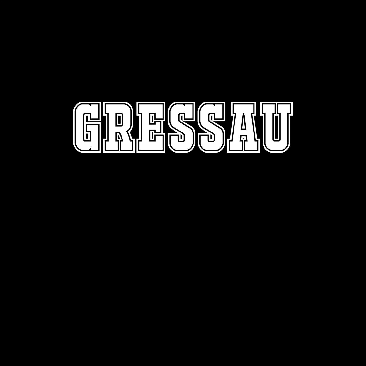 T-Shirt »Classic« für den Ort »Gressau«