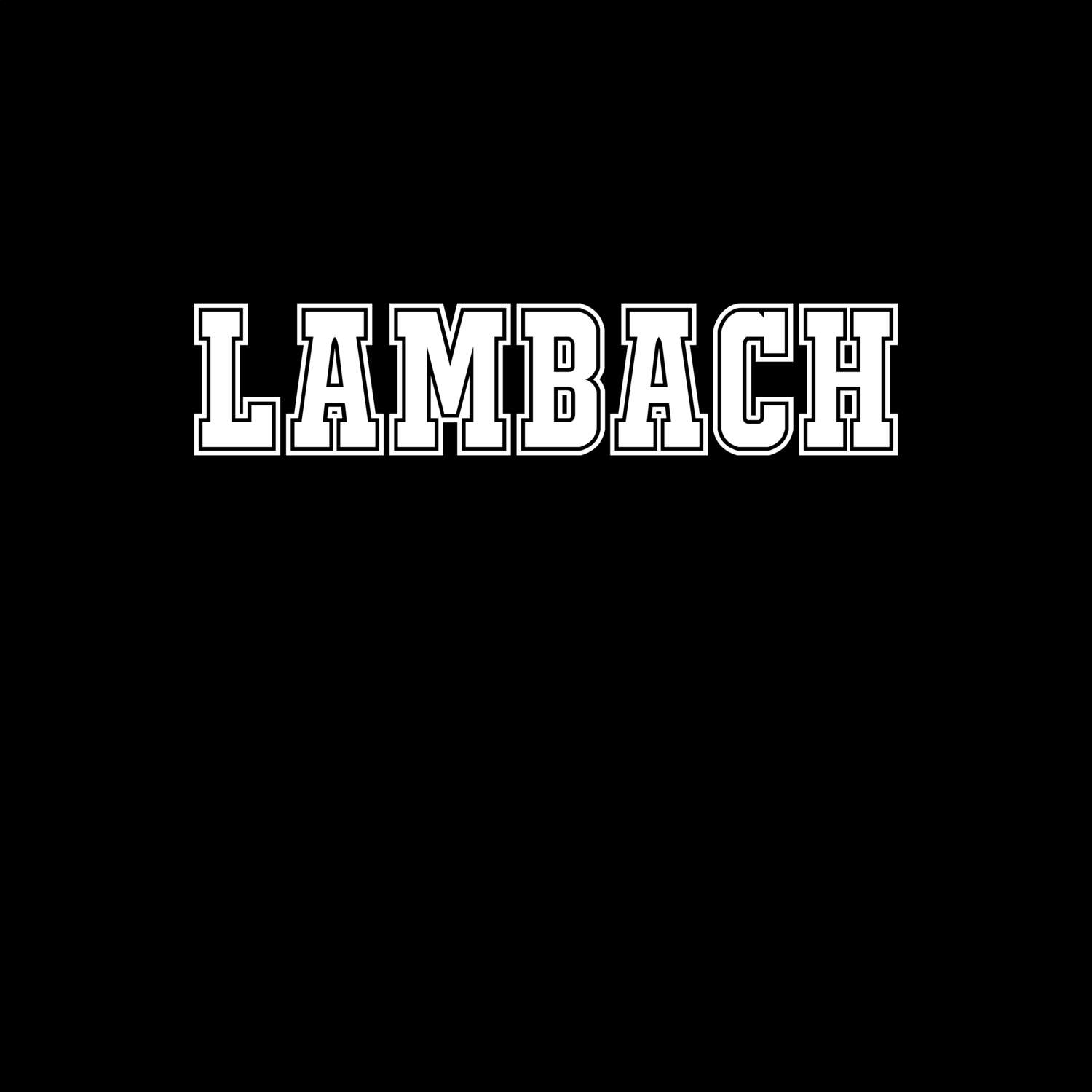 T-Shirt »Classic« für den Ort »Lambach«