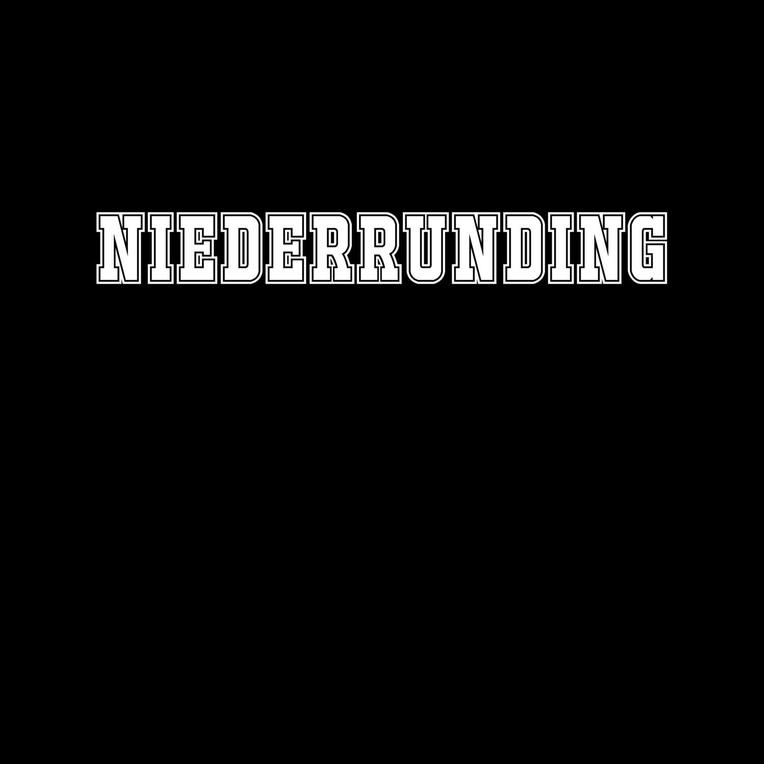 Niederrunding T-Shirt »Classic«