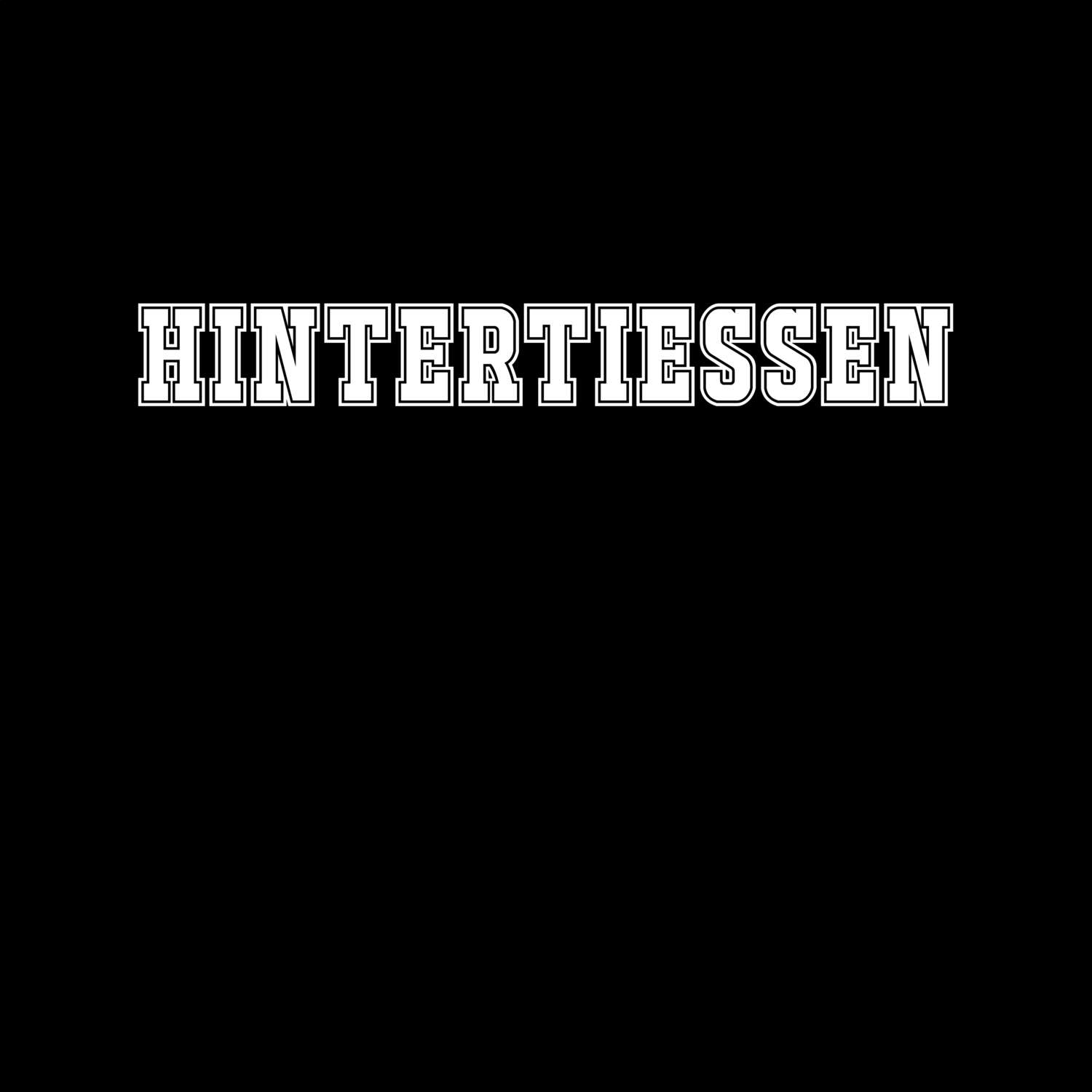 T-Shirt »Classic« für den Ort »Hintertiessen«