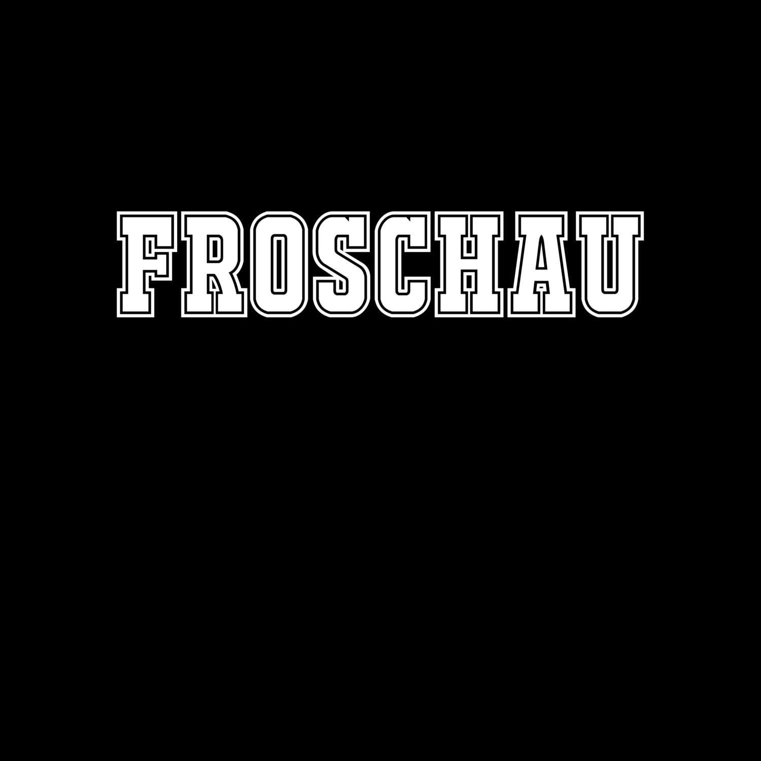 T-Shirt »Classic« für den Ort »Froschau«