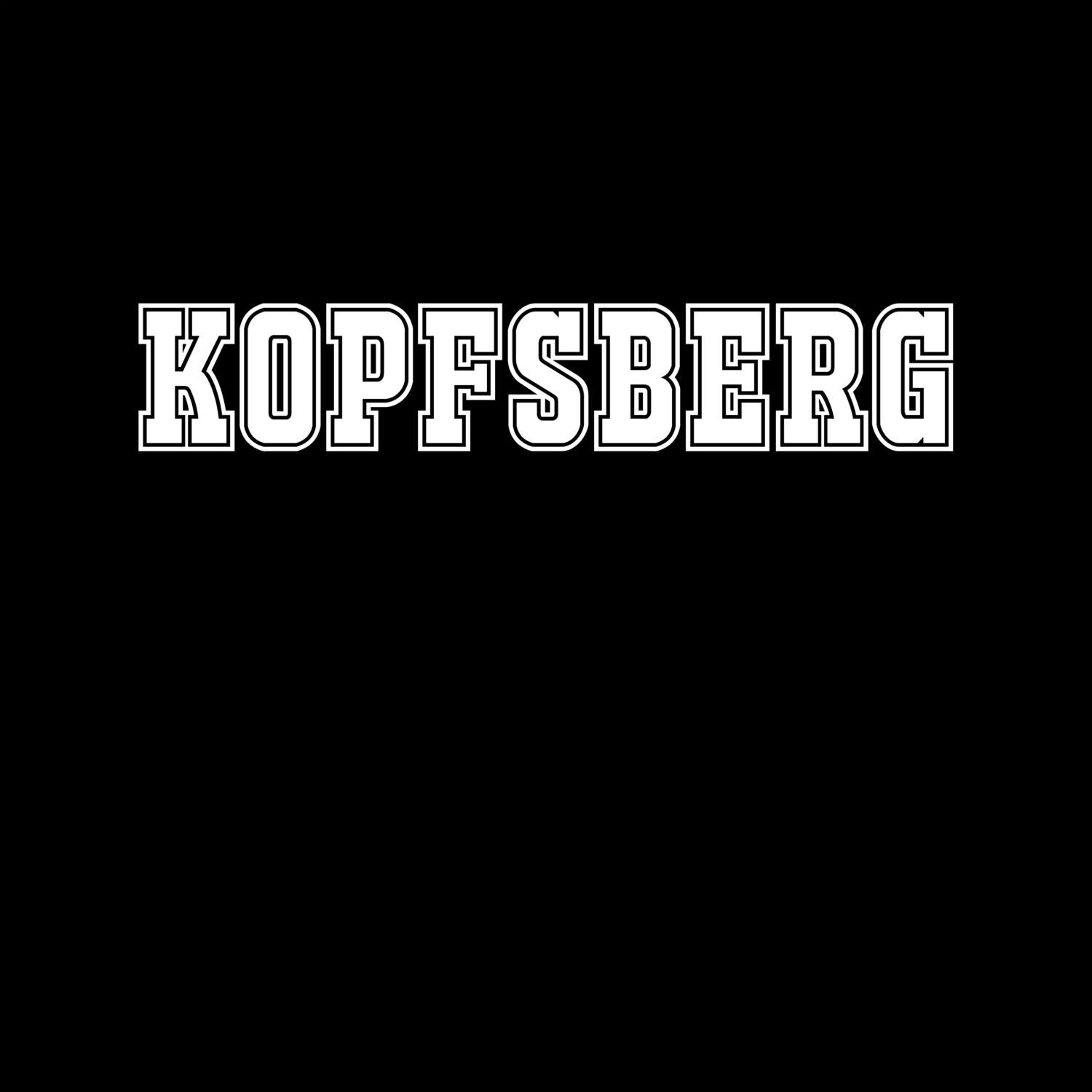 Kopfsberg T-Shirt »Classic«