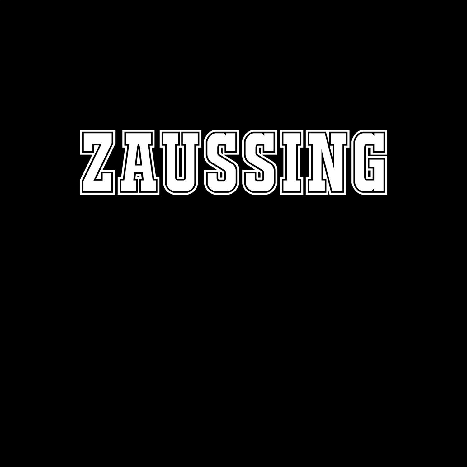 T-Shirt »Classic« für den Ort »Zaußing«