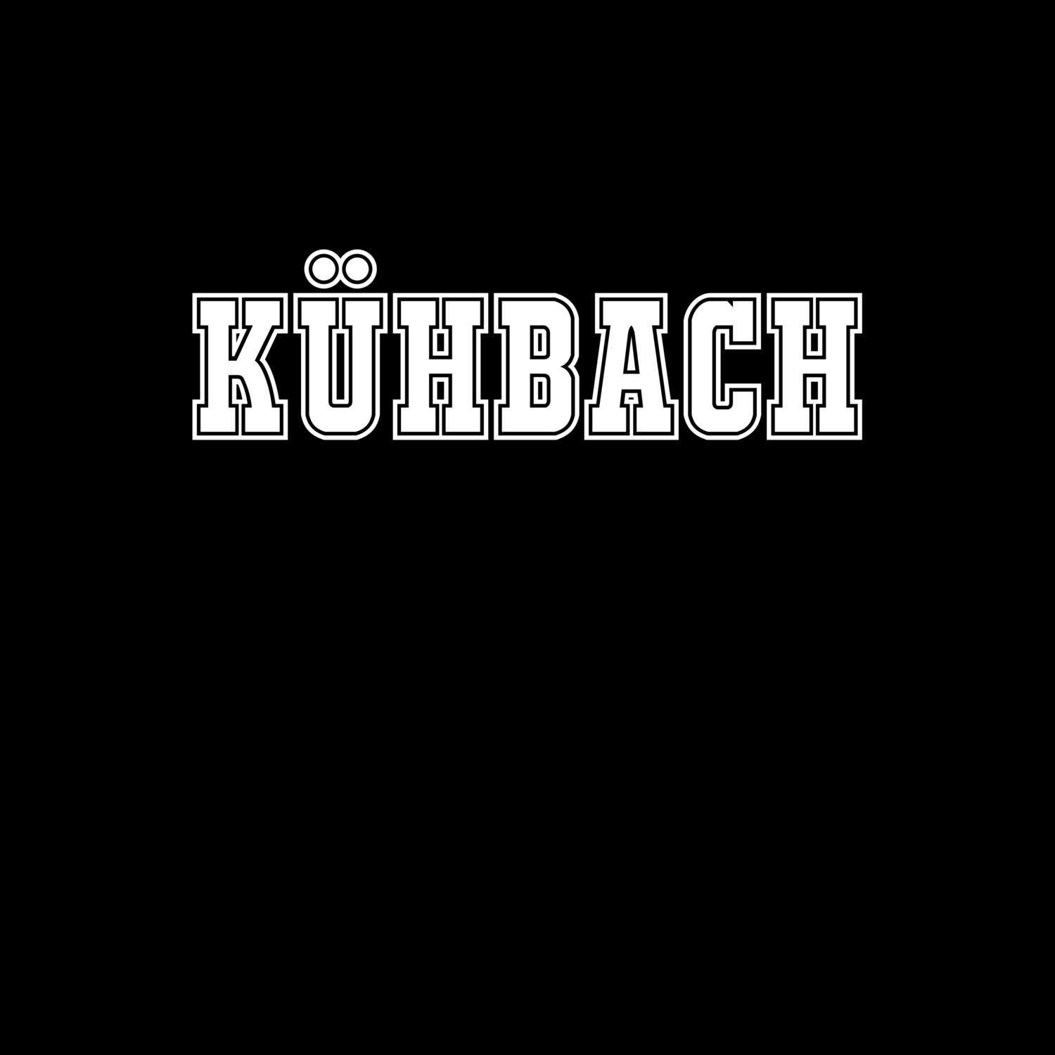 T-Shirt »Classic« für den Ort »Kühbach«