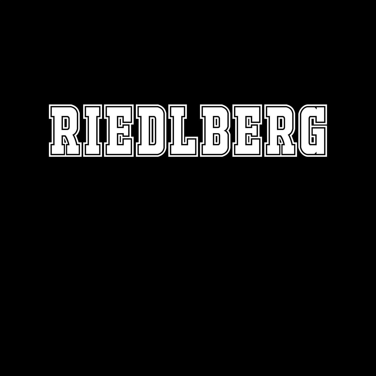 T-Shirt »Classic« für den Ort »Riedlberg«