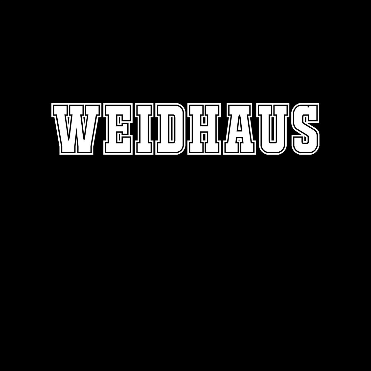 T-Shirt »Classic« für den Ort »Weidhaus«