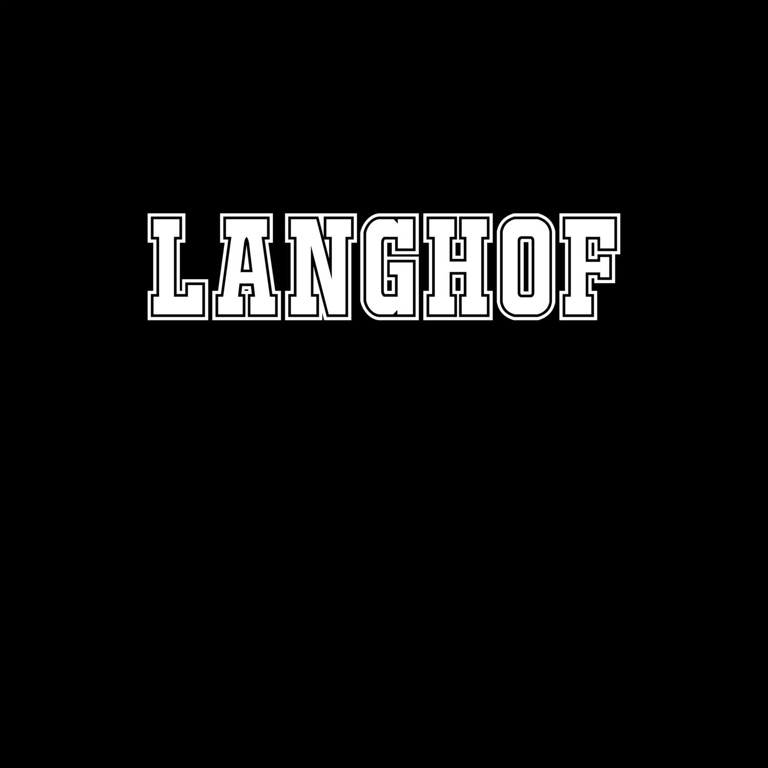 Langhof T-Shirt »Classic«