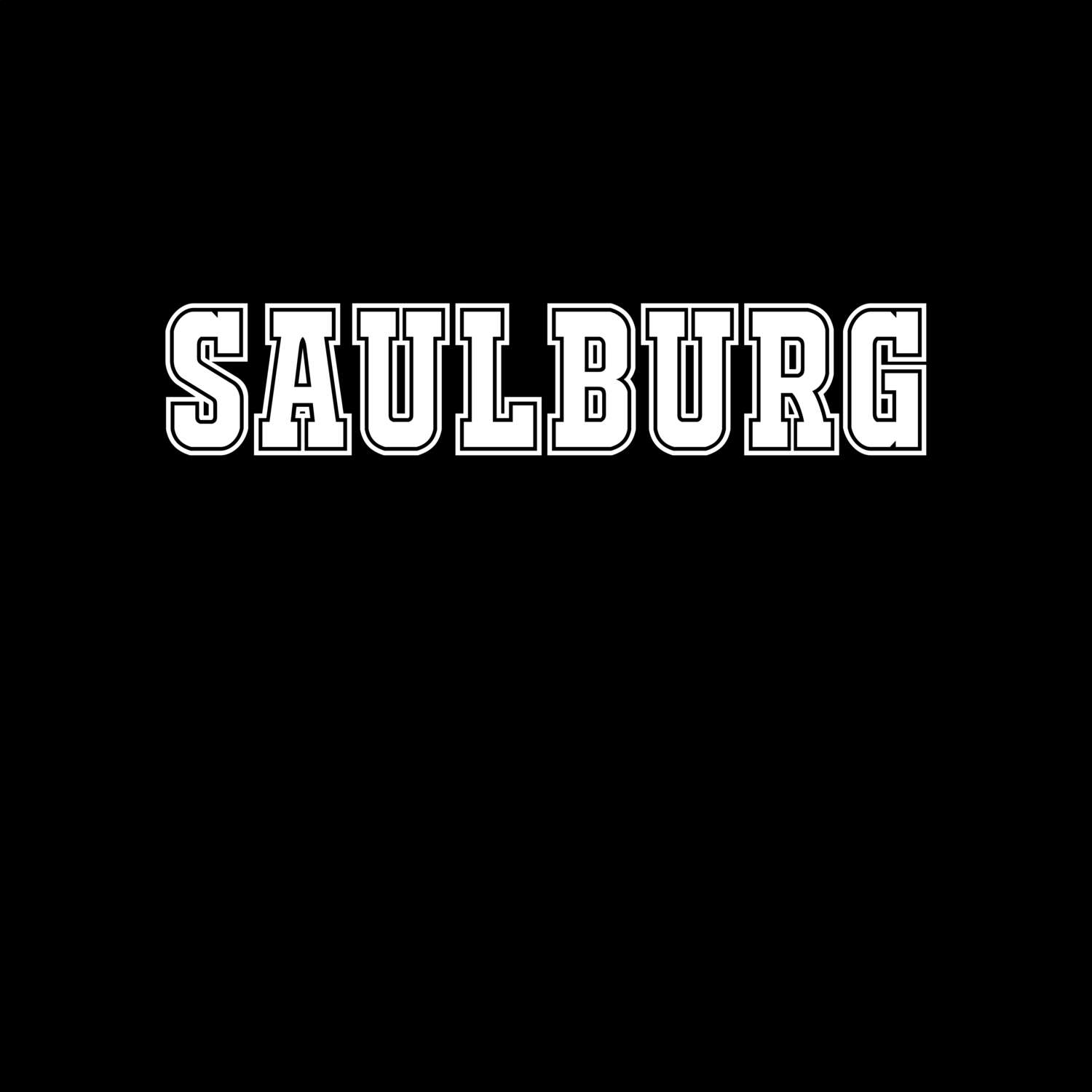 T-Shirt »Classic« für den Ort »Saulburg«