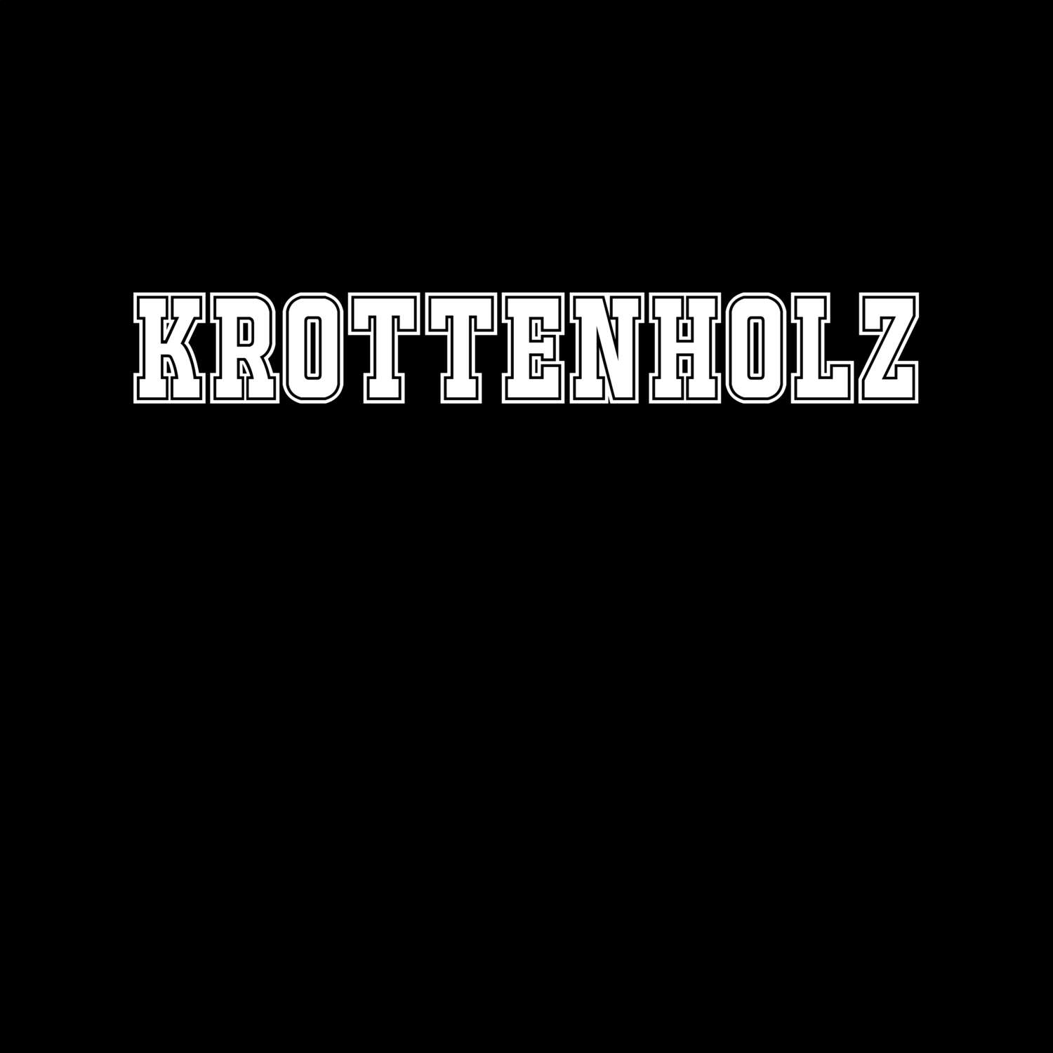 T-Shirt »Classic« für den Ort »Krottenholz«