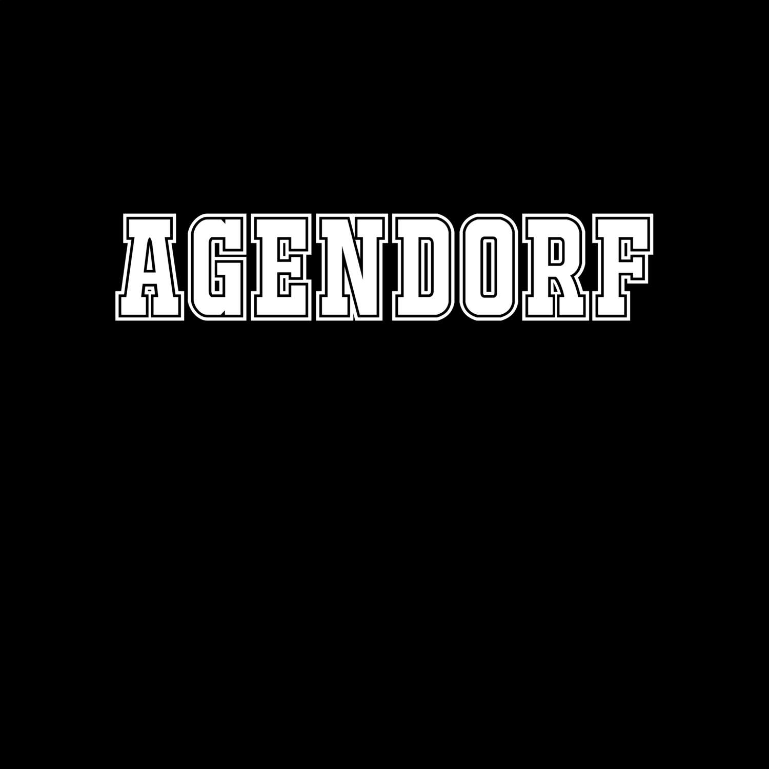 T-Shirt »Classic« für den Ort »Agendorf«