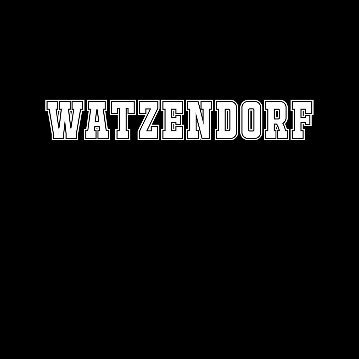 T-Shirt »Classic« für den Ort »Watzendorf«