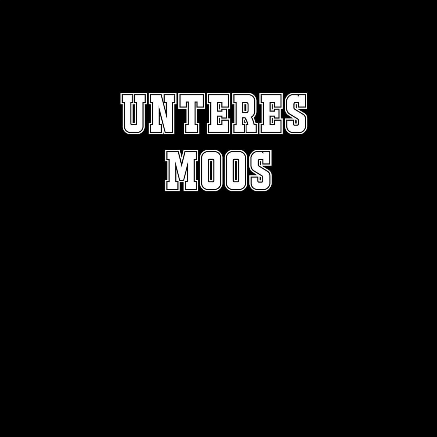 T-Shirt »Classic« für den Ort »Unteres Moos«