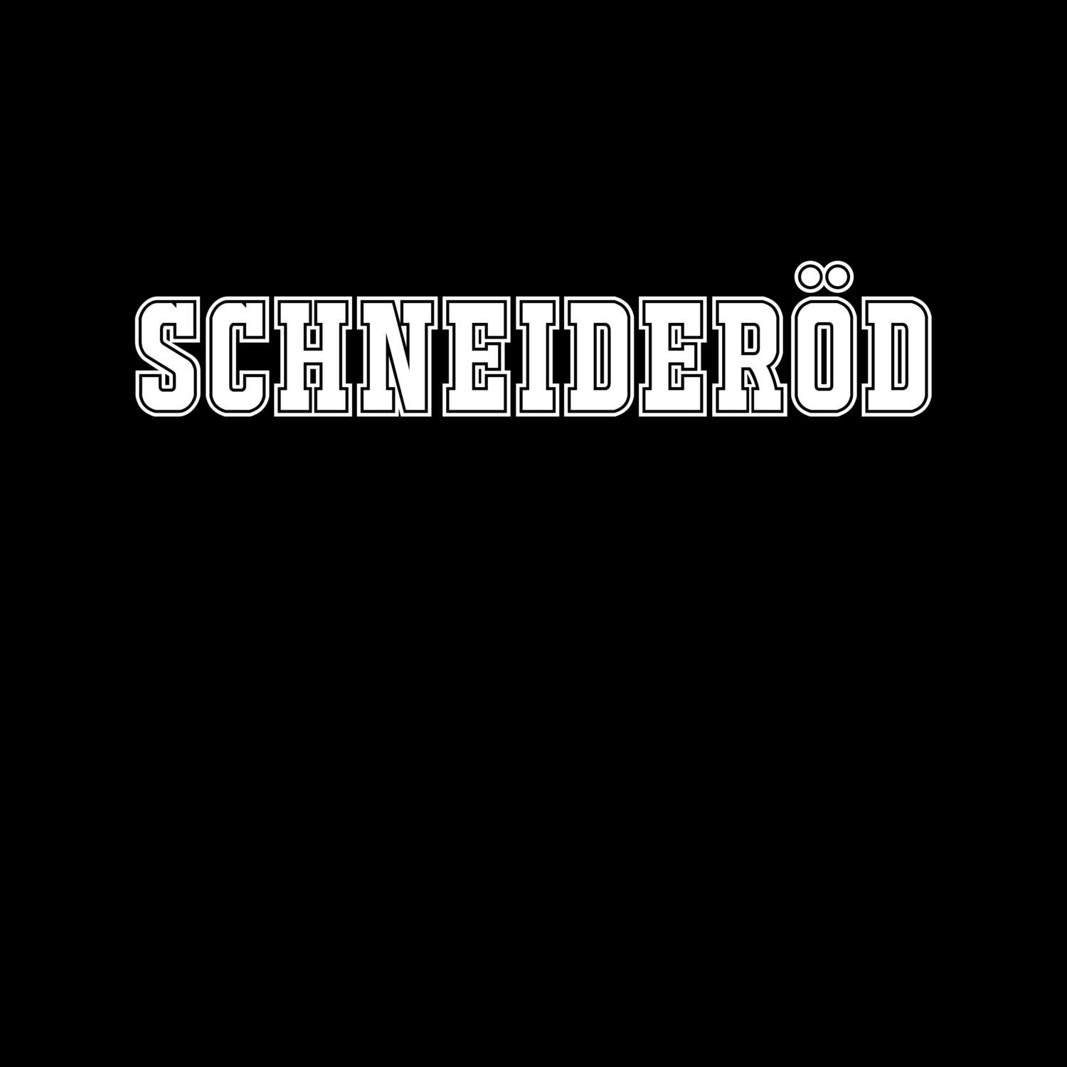 Schneideröd T-Shirt »Classic«