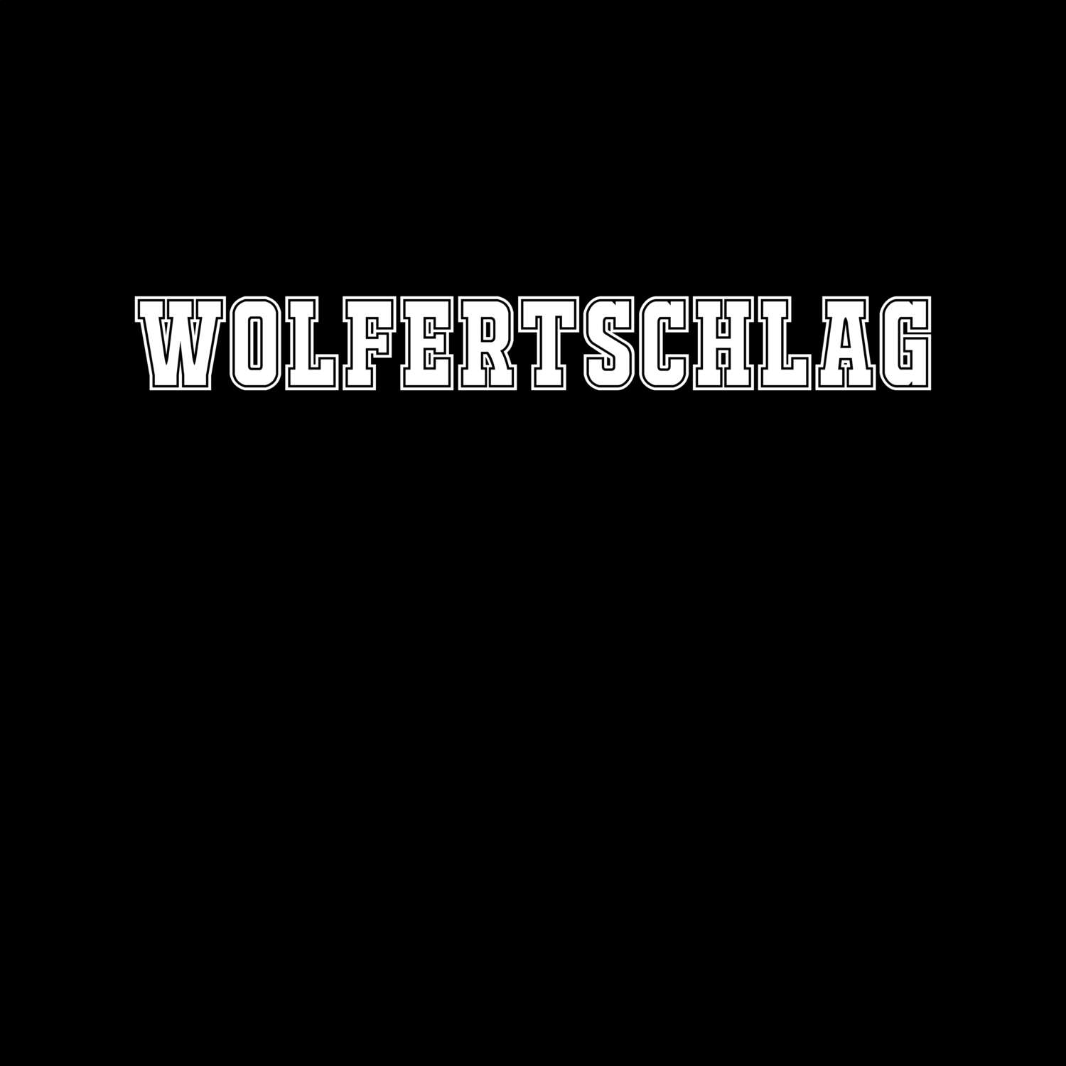 T-Shirt »Classic« für den Ort »Wolfertschlag«