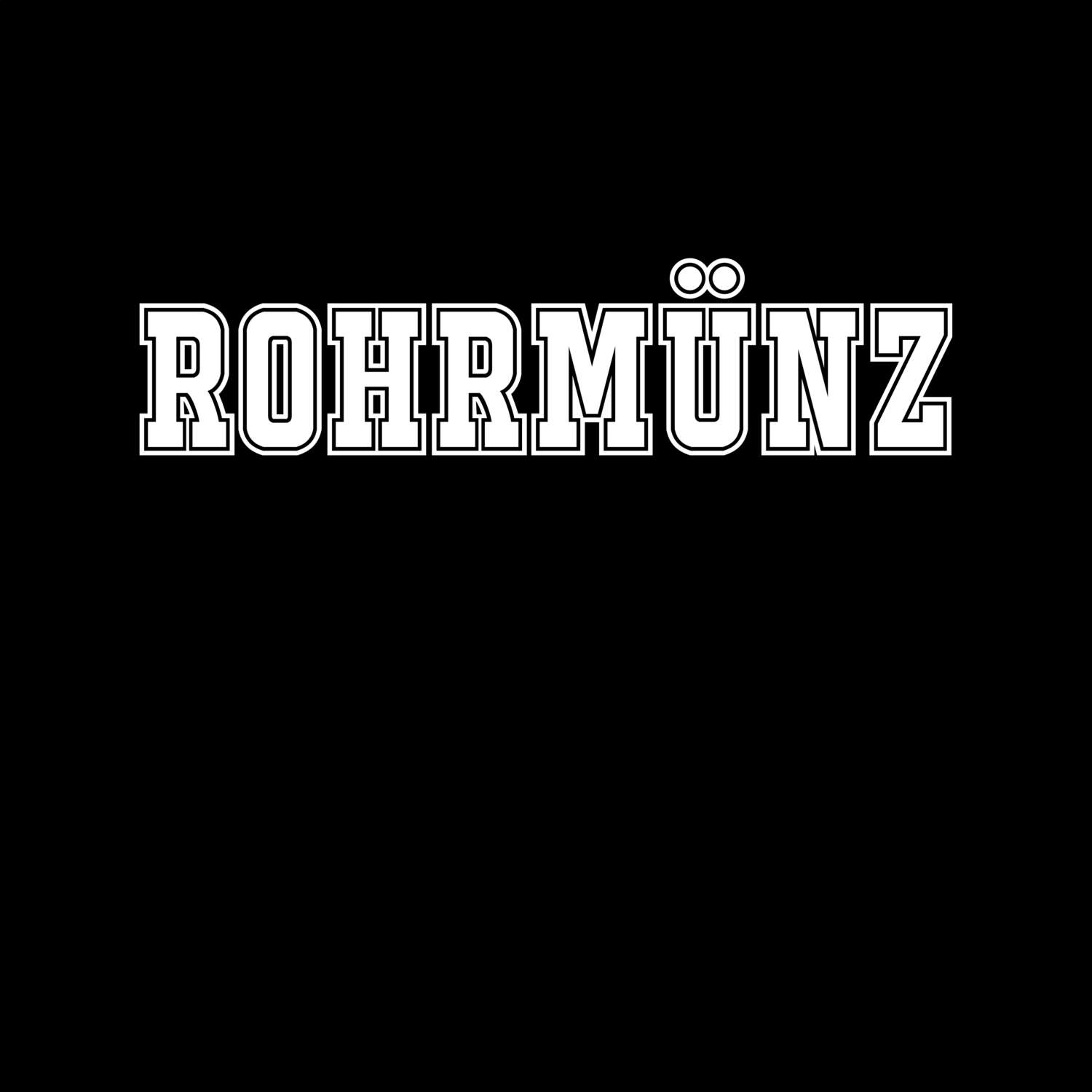 Rohrmünz T-Shirt »Classic«