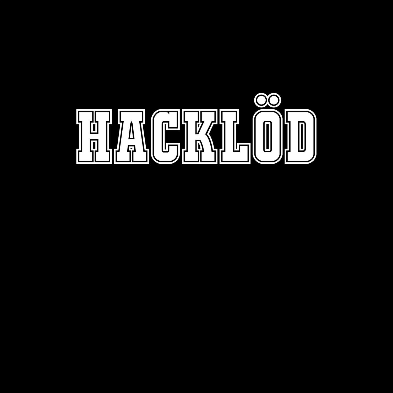 Hacklöd T-Shirt »Classic«