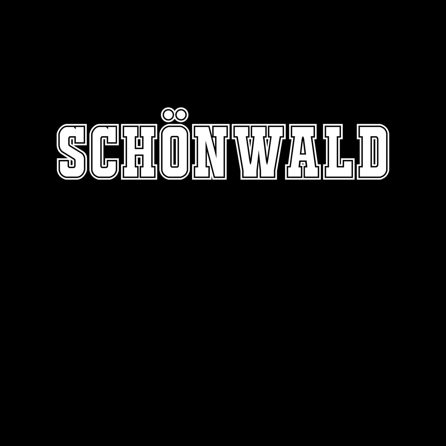 T-Shirt »Classic« für den Ort »Schönwald«