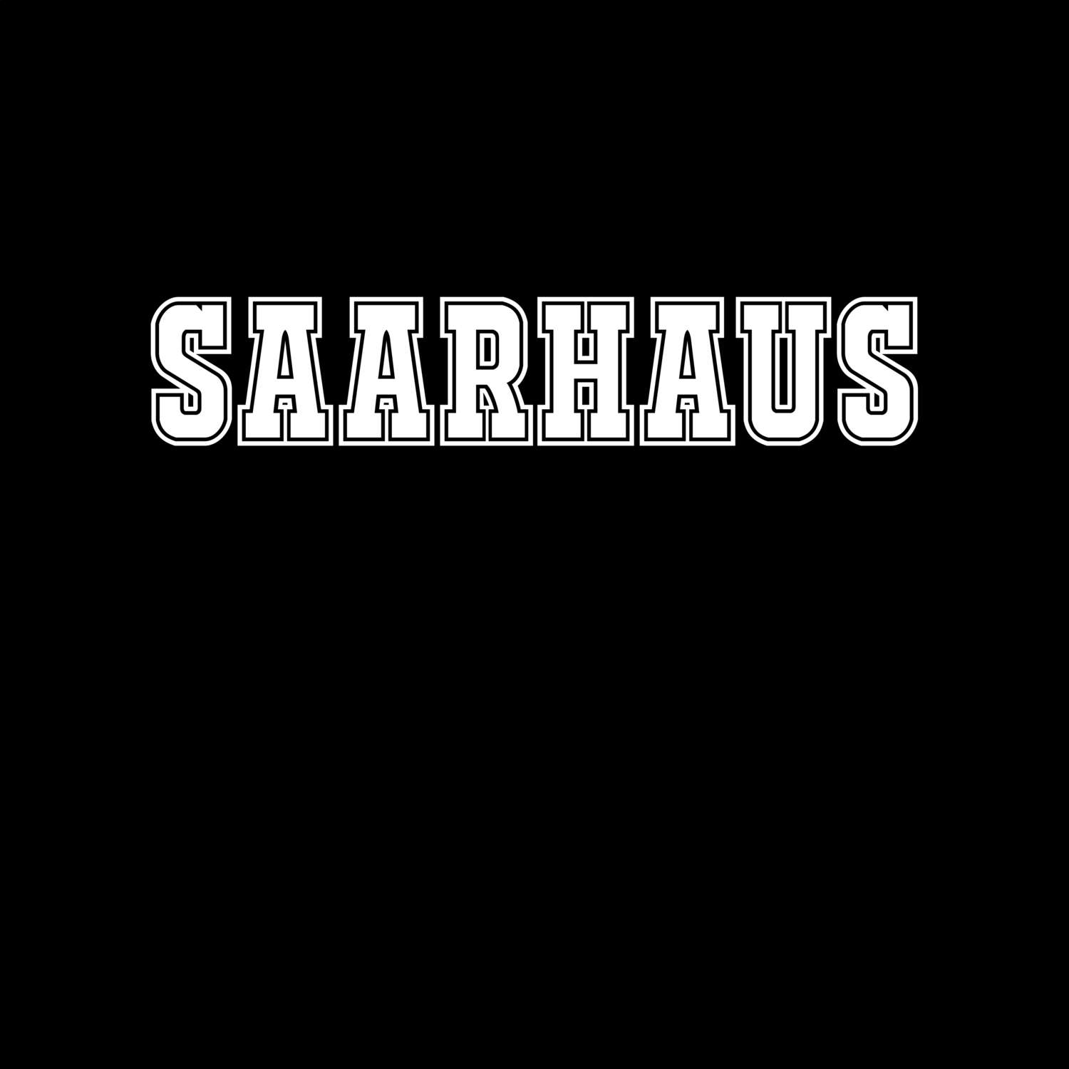 T-Shirt »Classic« für den Ort »Saarhaus«