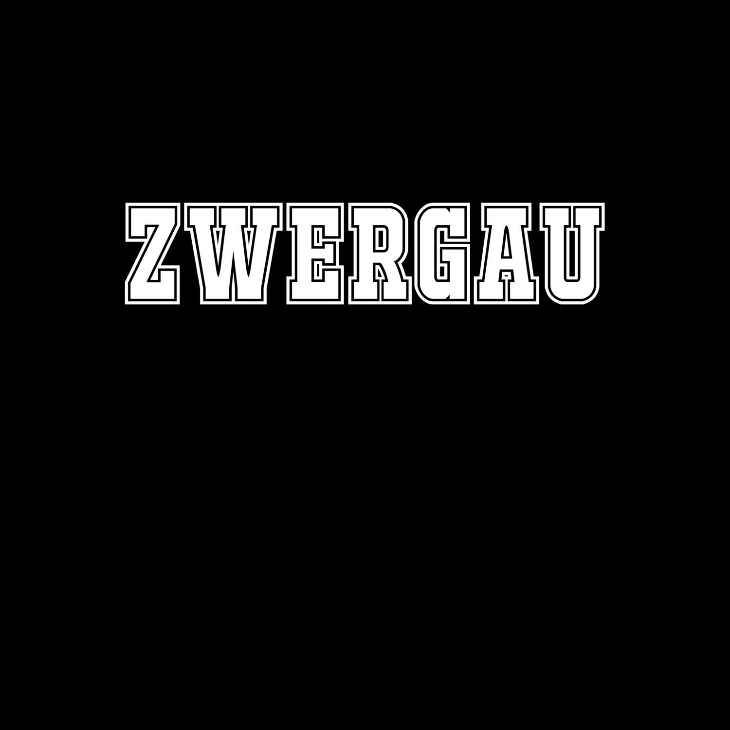 T-Shirt »Classic« für den Ort »Zwergau«