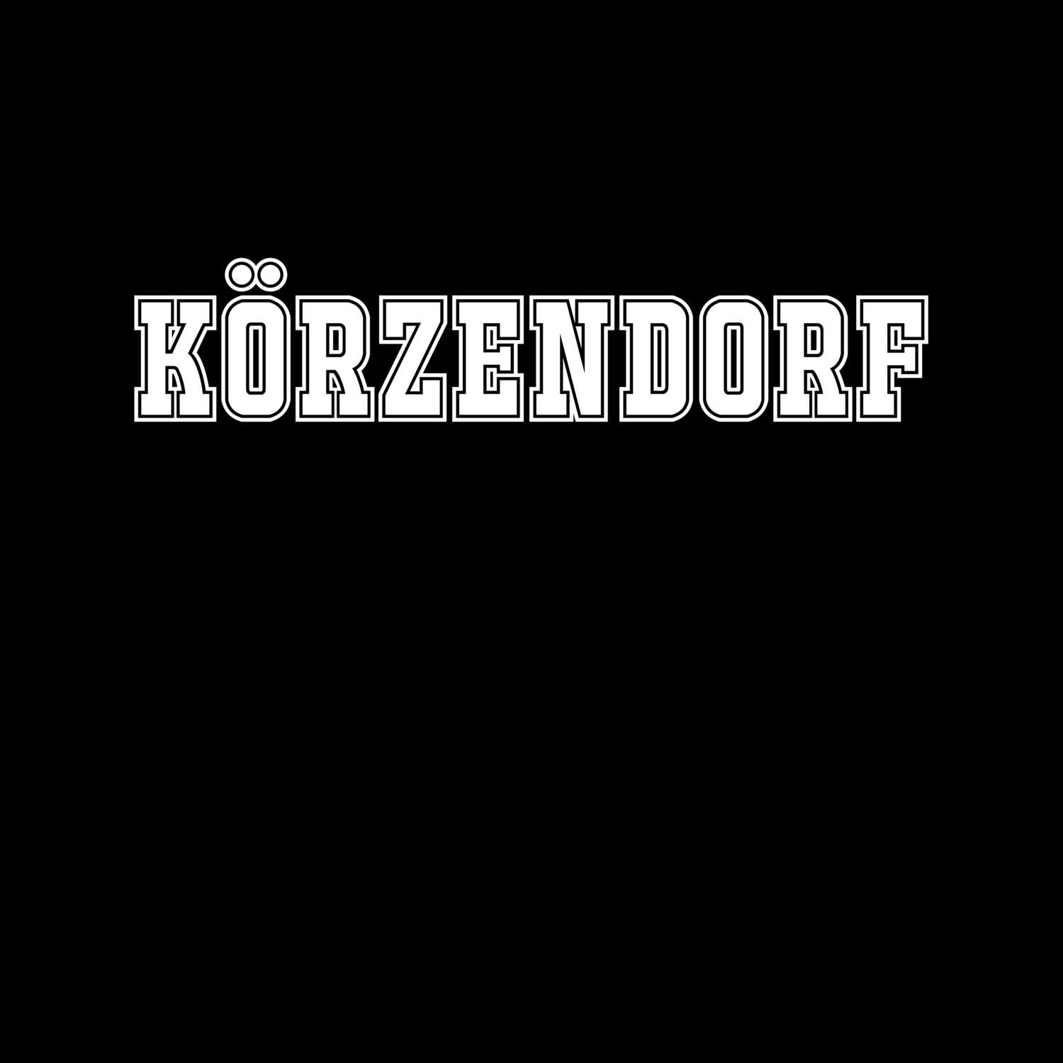 T-Shirt »Classic« für den Ort »Körzendorf«