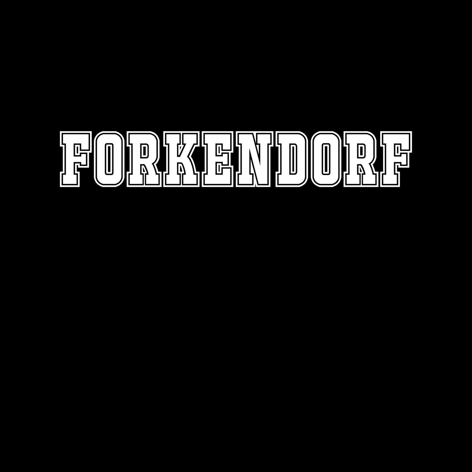 T-Shirt »Classic« für den Ort »Forkendorf«