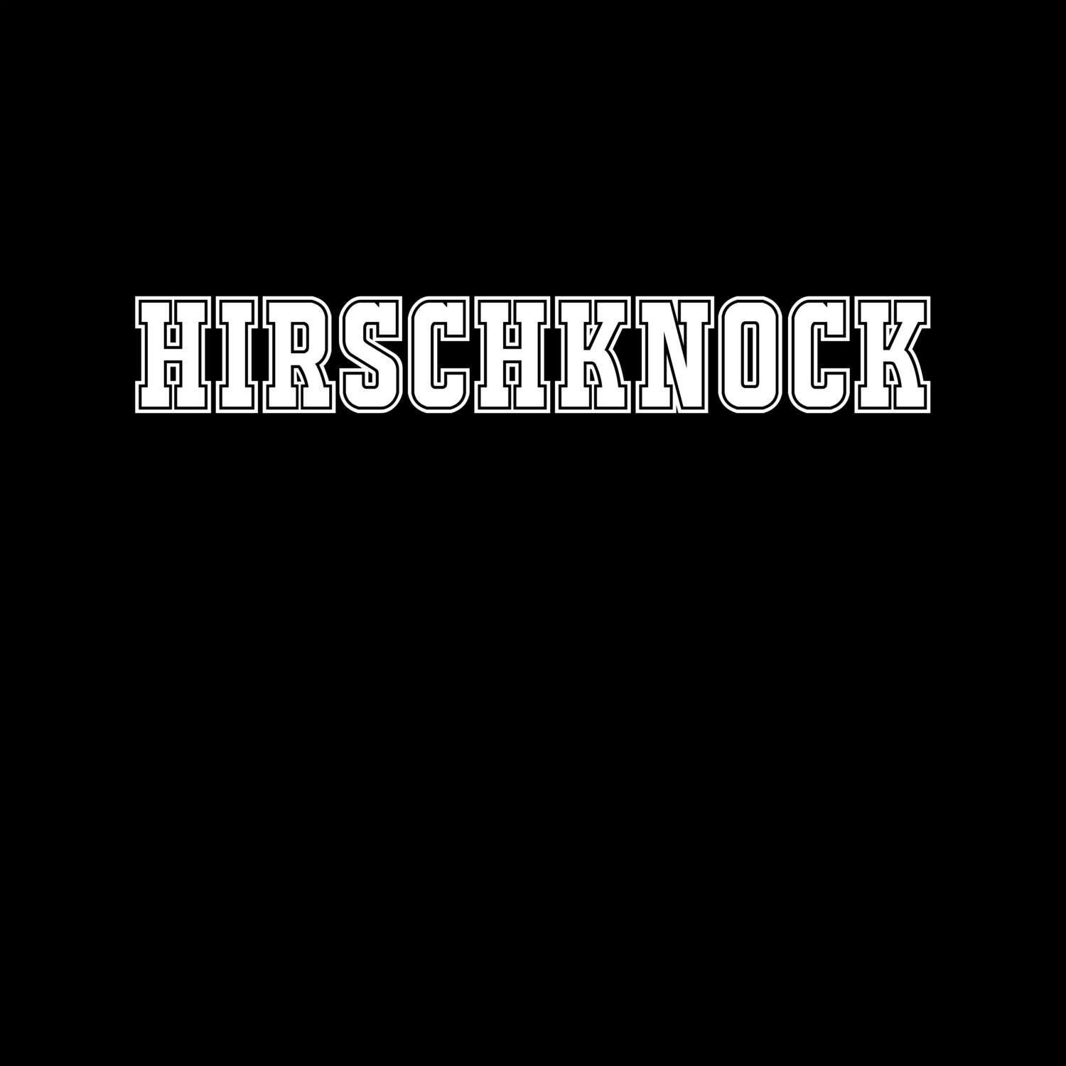 T-Shirt »Classic« für den Ort »Hirschknock«