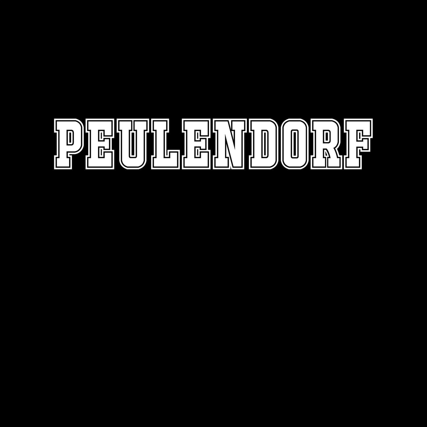 T-Shirt »Classic« für den Ort »Peulendorf«