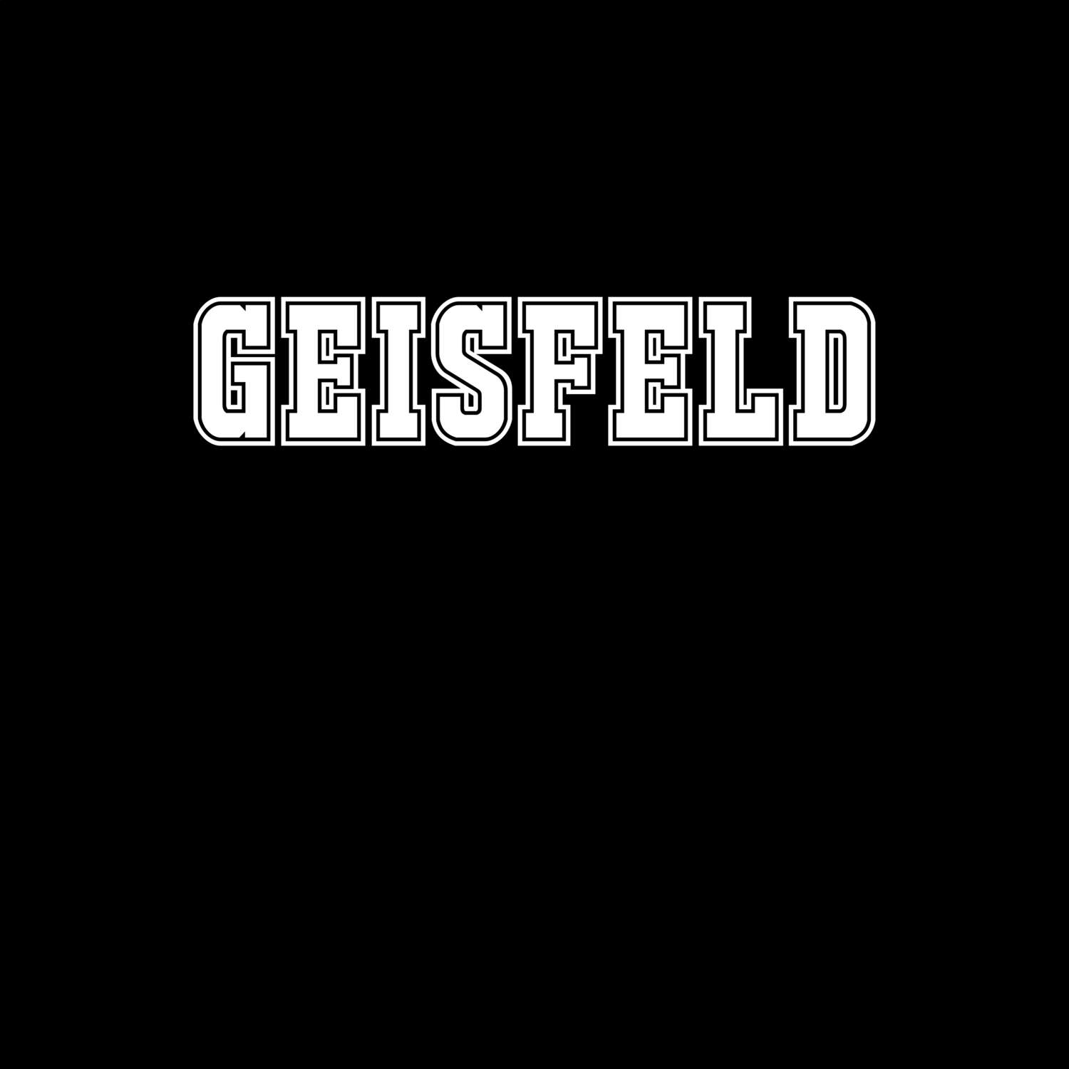 T-Shirt »Classic« für den Ort »Geisfeld«