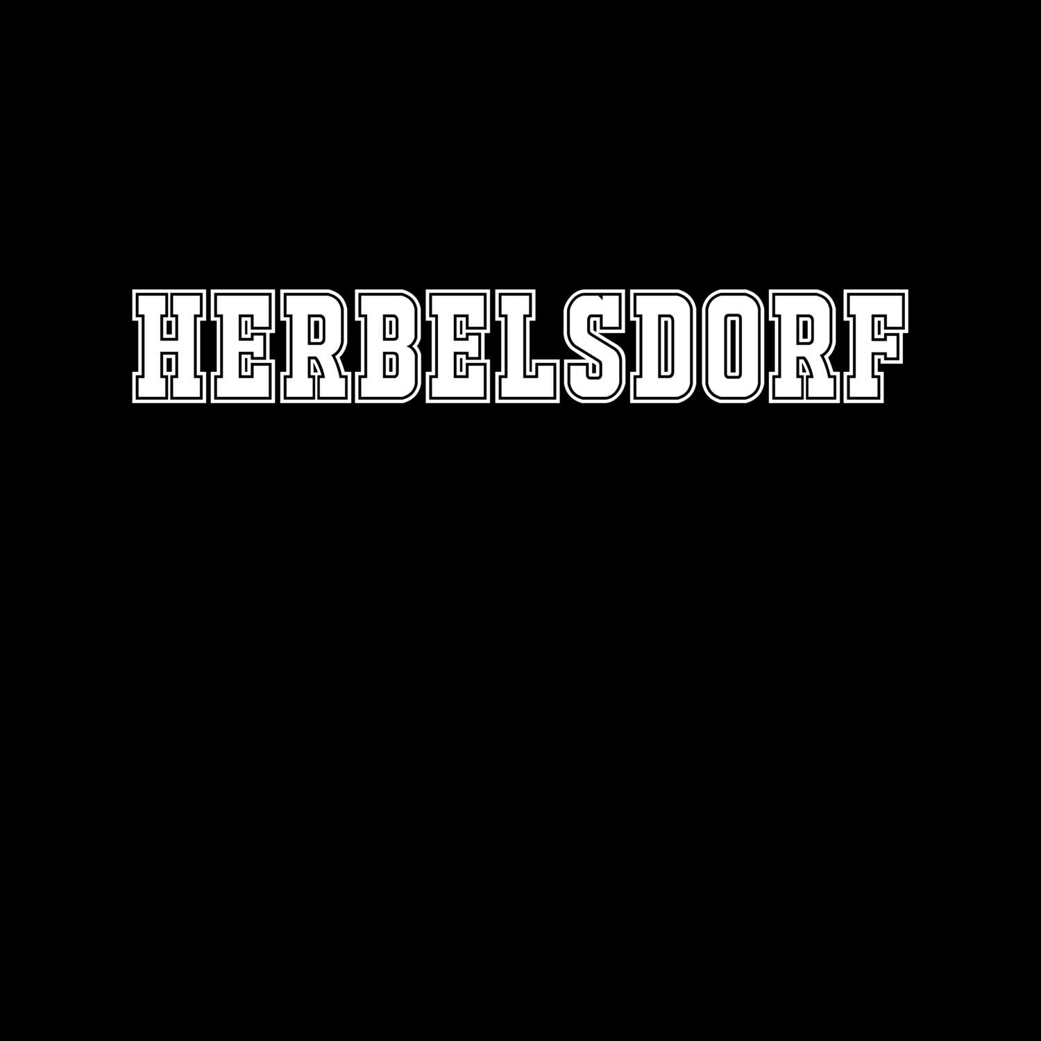 T-Shirt »Classic« für den Ort »Herbelsdorf«