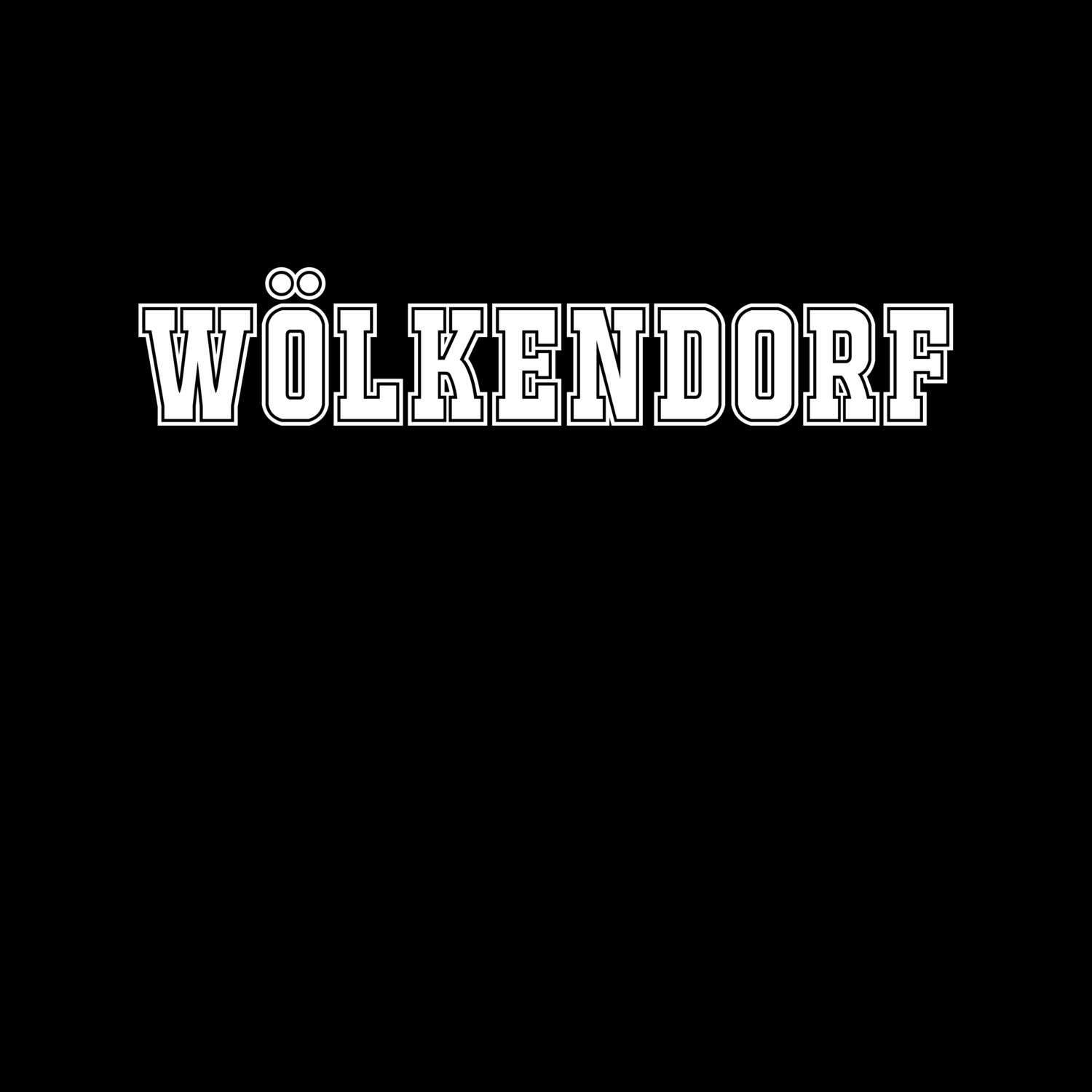 T-Shirt »Classic« für den Ort »Wölkendorf«