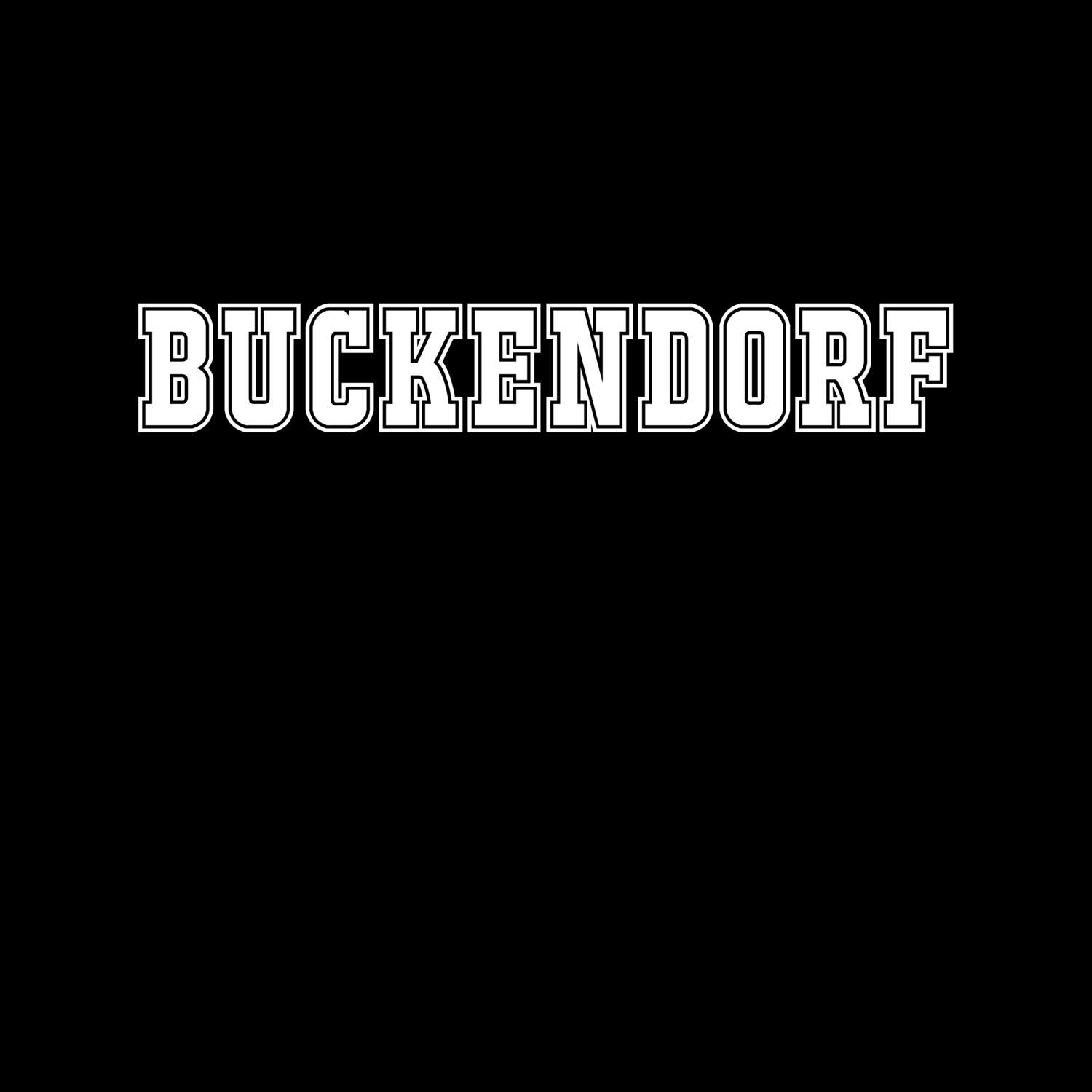 T-Shirt »Classic« für den Ort »Buckendorf«