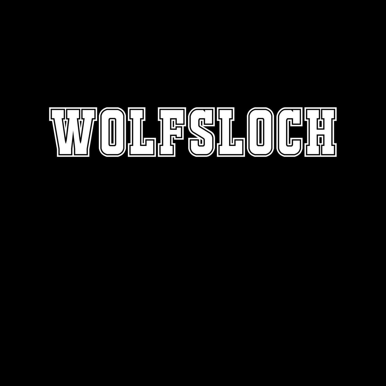 T-Shirt »Classic« für den Ort »Wolfsloch«