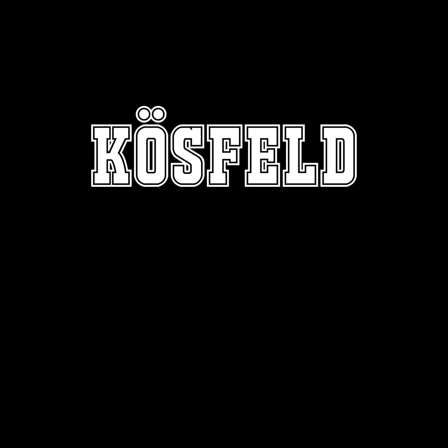 T-Shirt »Classic« für den Ort »Kösfeld«