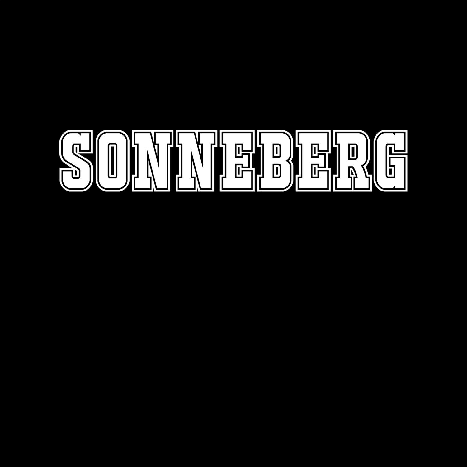 T-Shirt »Classic« für den Ort »Sonneberg«