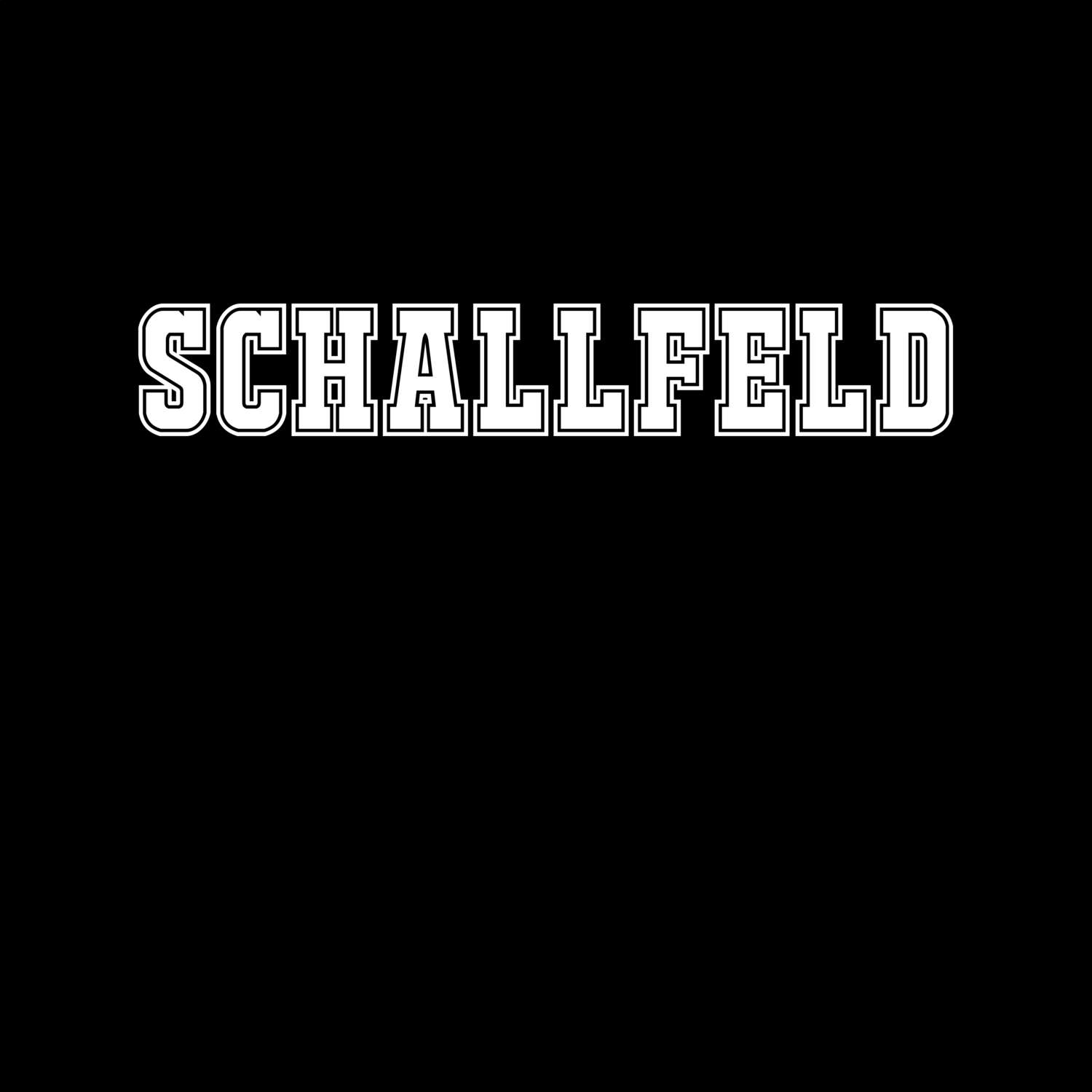 T-Shirt »Classic« für den Ort »Schallfeld«