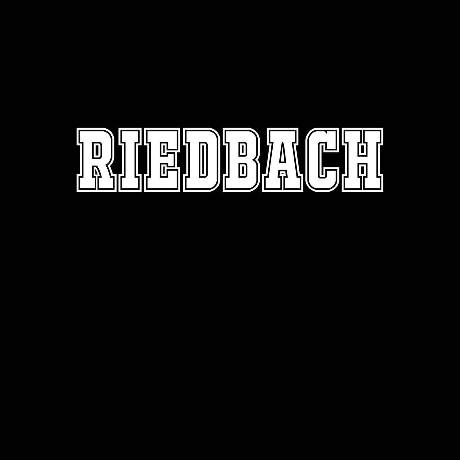 T-Shirt »Classic« für den Ort »Riedbach«