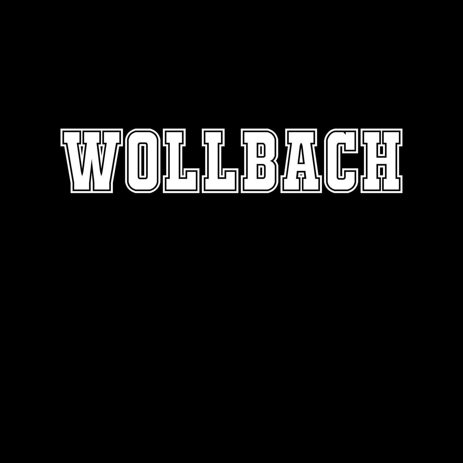 T-Shirt »Classic« für den Ort »Wollbach«