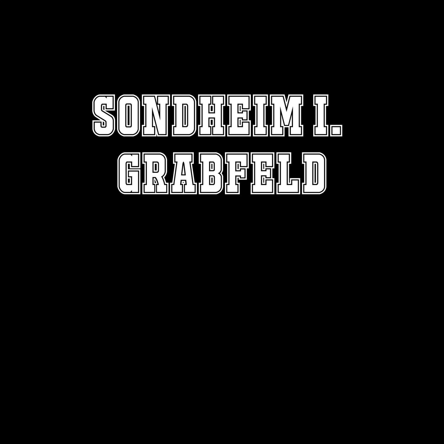 Sondheim i. Grabfeld T-Shirt »Classic«