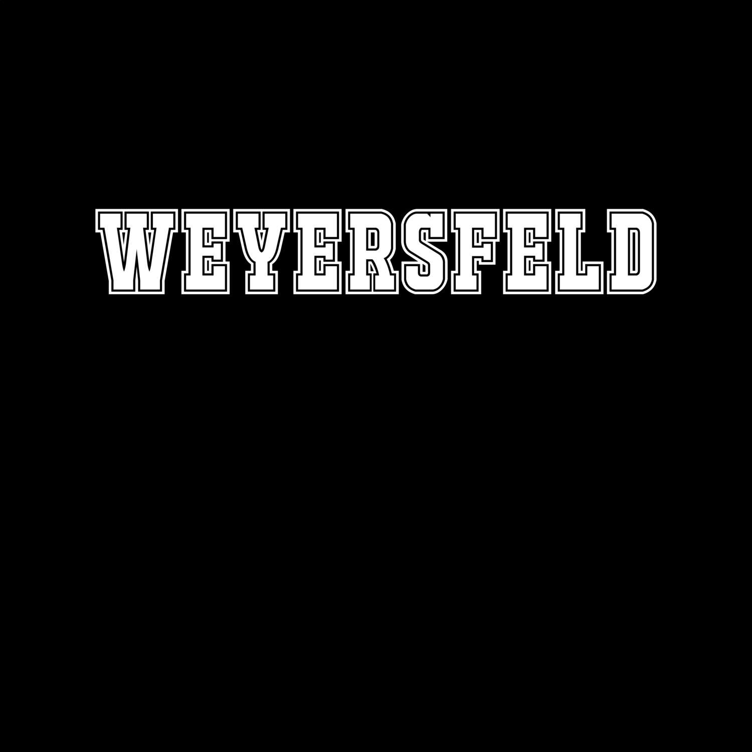 T-Shirt »Classic« für den Ort »Weyersfeld«