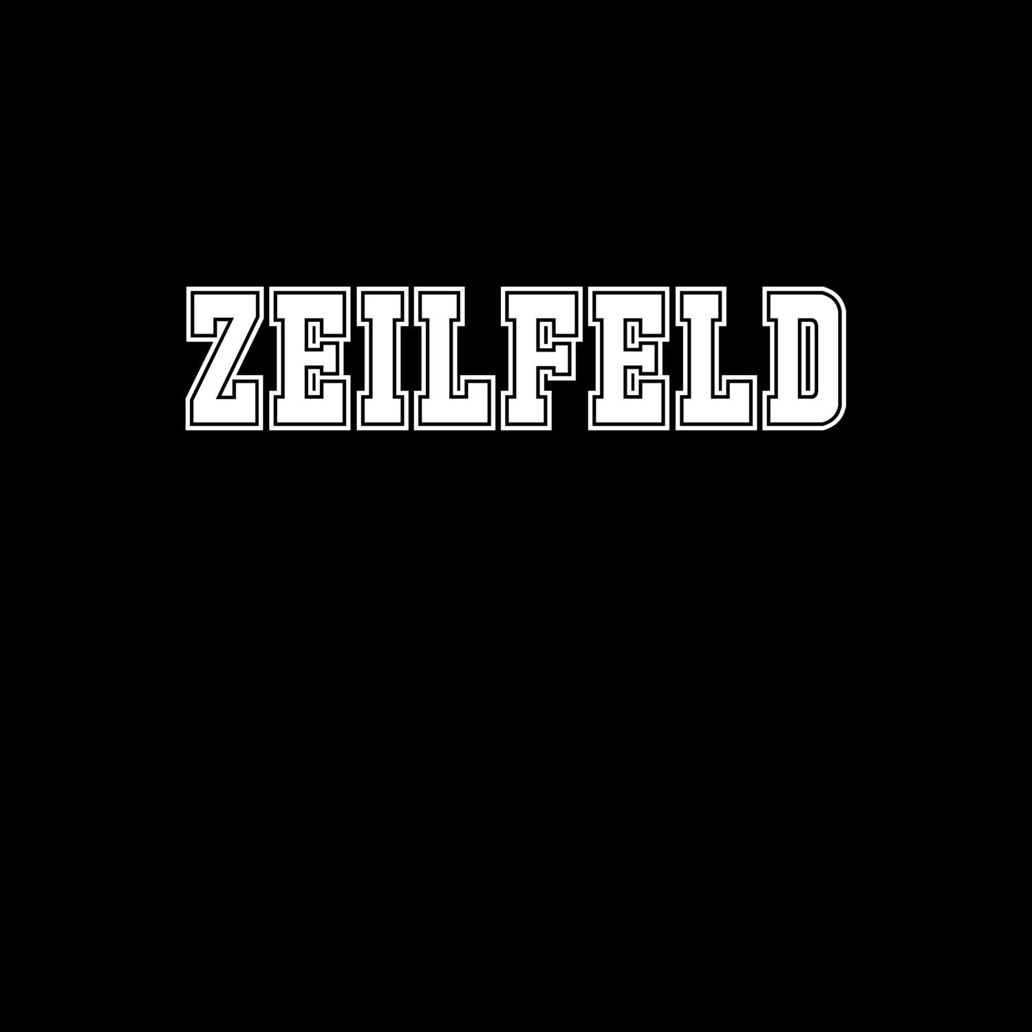 T-Shirt »Classic« für den Ort »Zeilfeld«