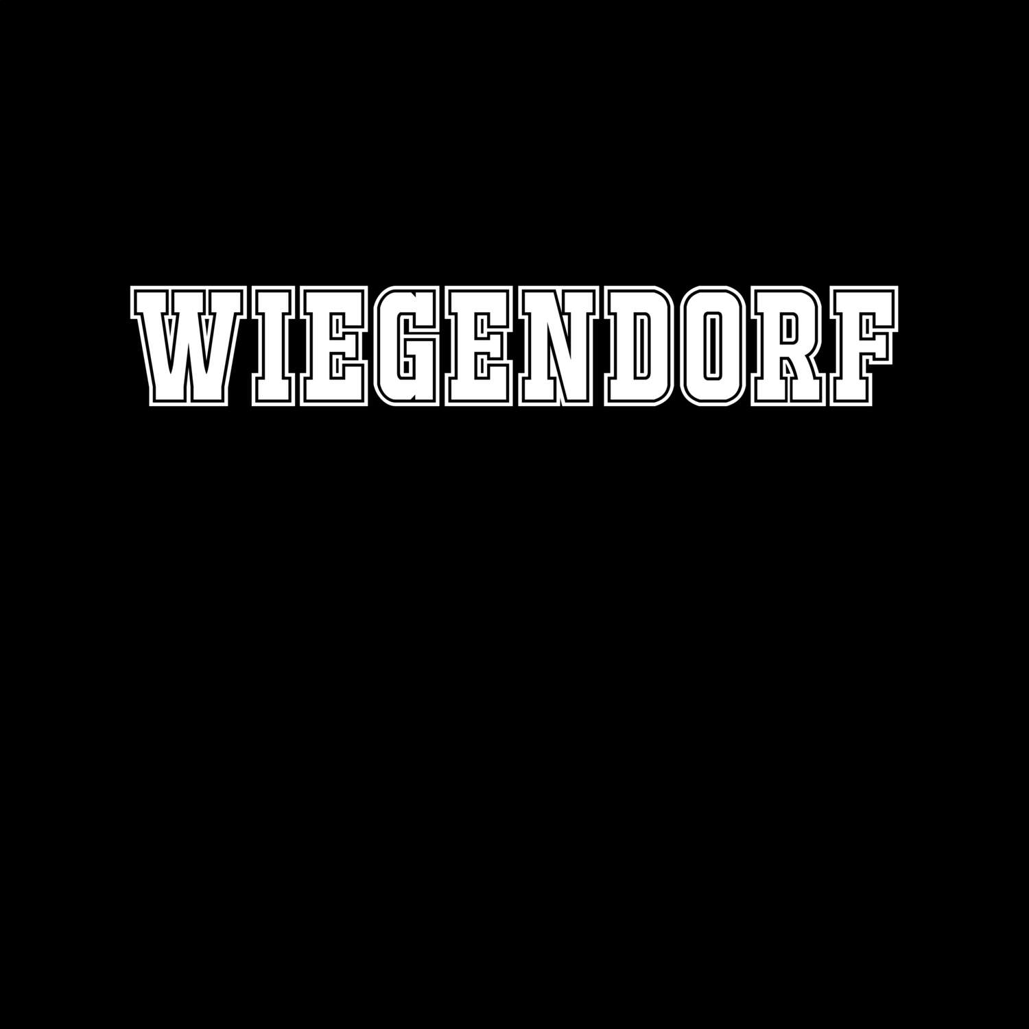 T-Shirt »Classic« für den Ort »Wiegendorf«