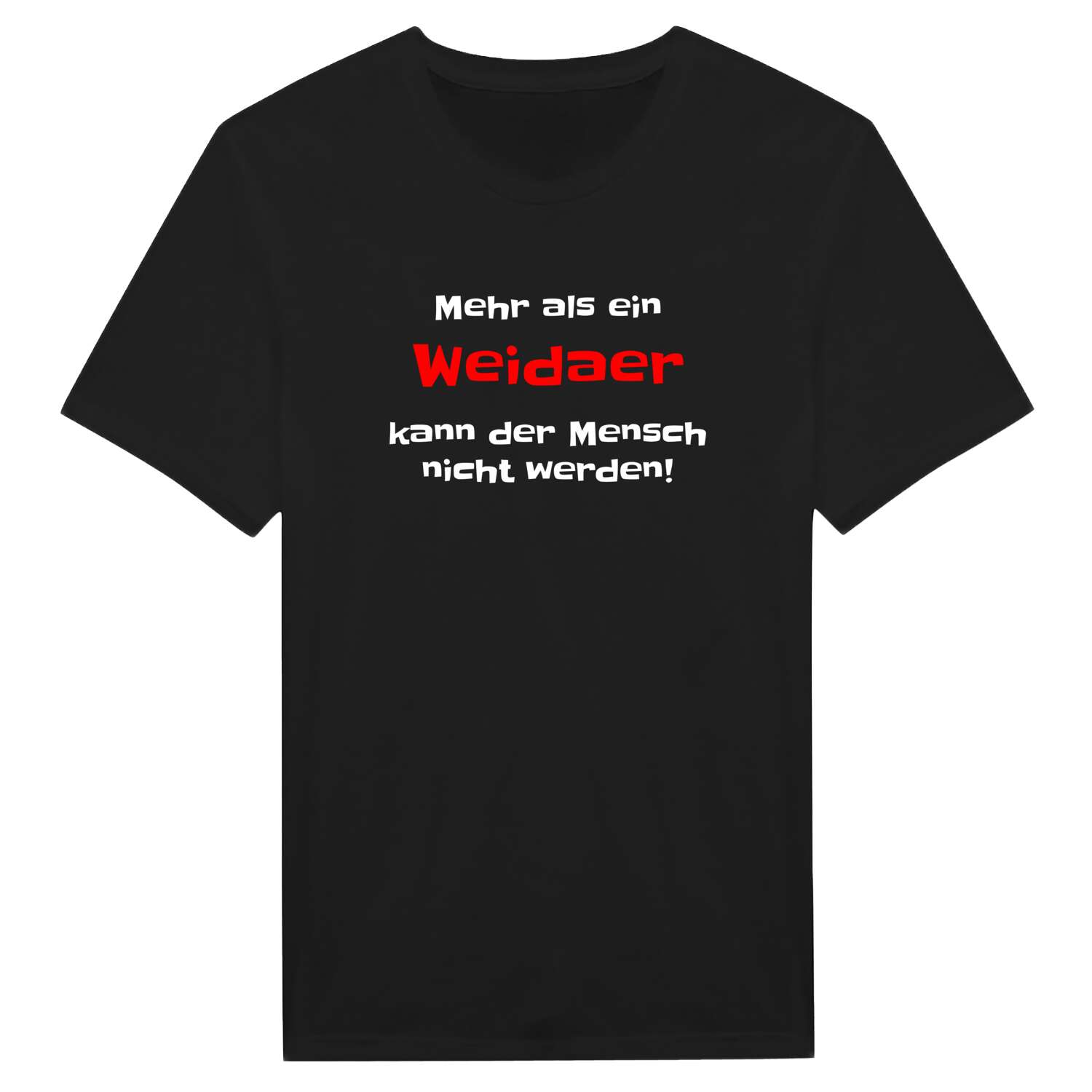 Weida T-Shirt »Mehr als ein«