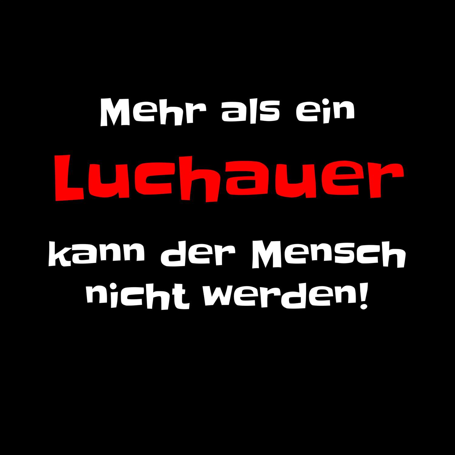 Luchau T-Shirt »Mehr als ein«