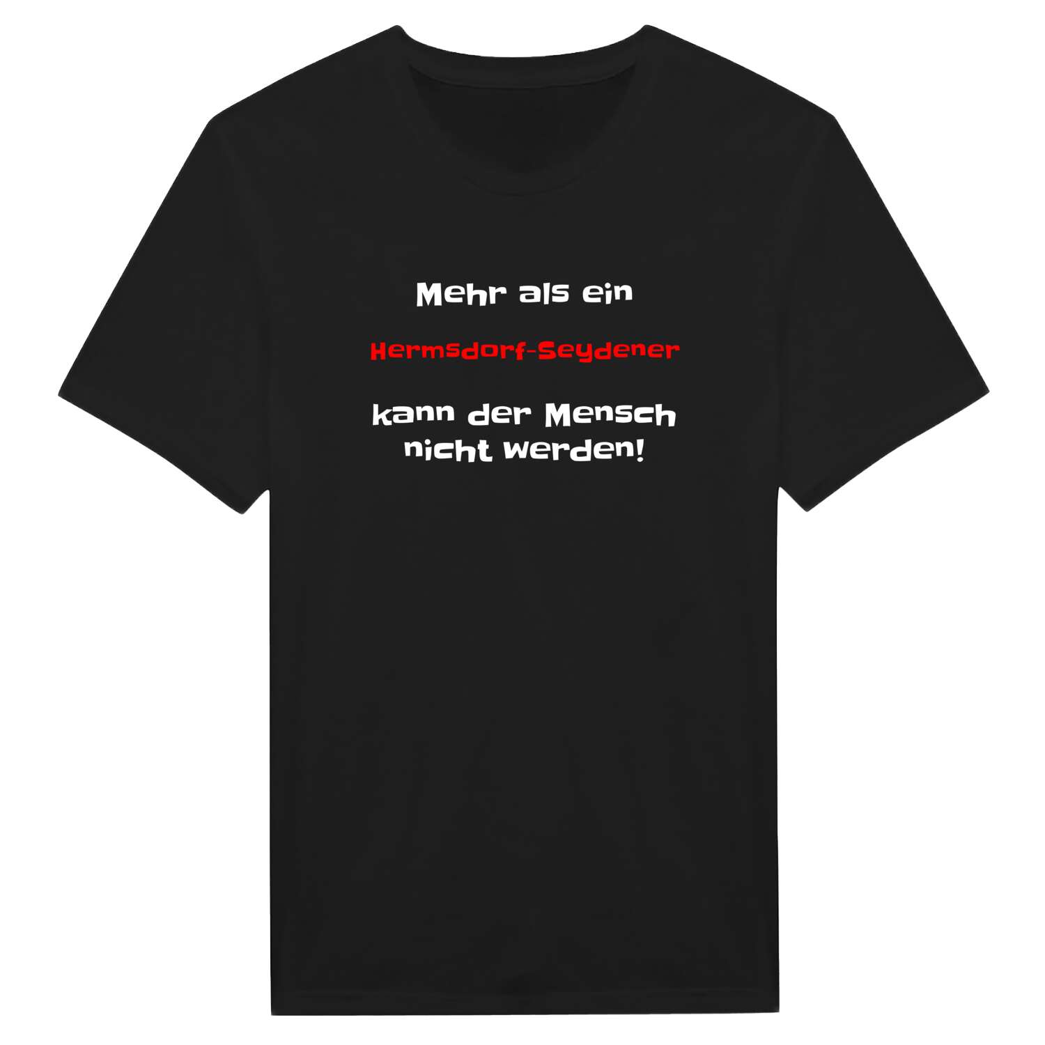 Hermsdorf-Seyde T-Shirt »Mehr als ein«