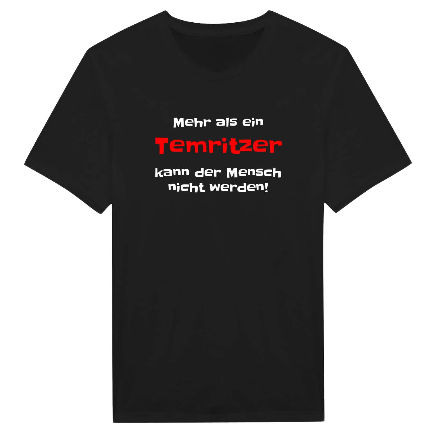 Temritz T-Shirt »Mehr als ein«