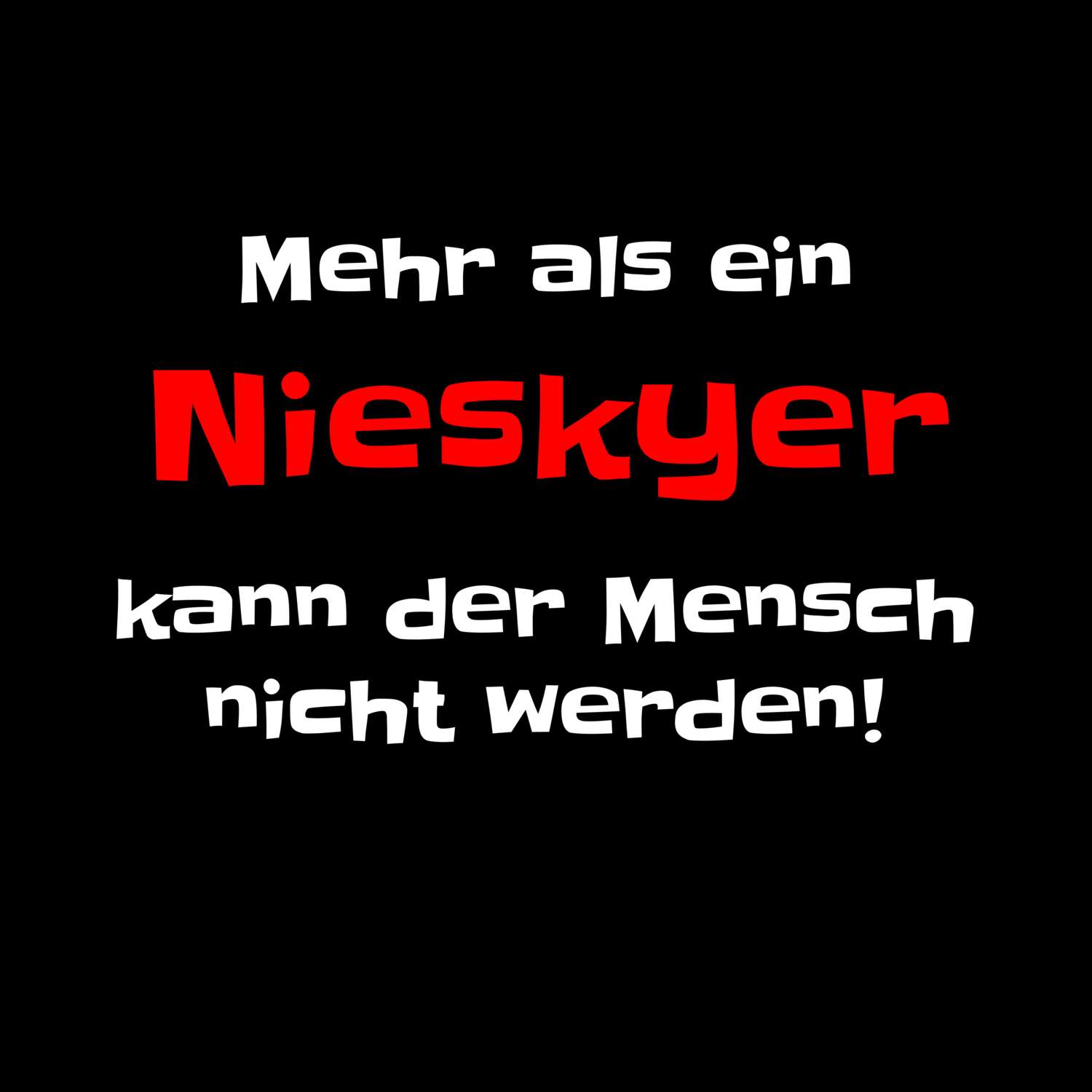 Niesky T-Shirt »Mehr als ein«